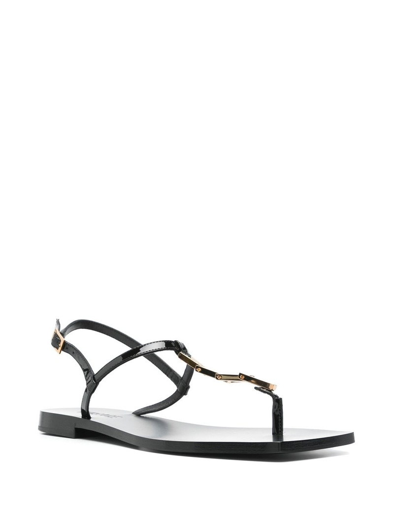 VERSACE V-chain sandals outlook