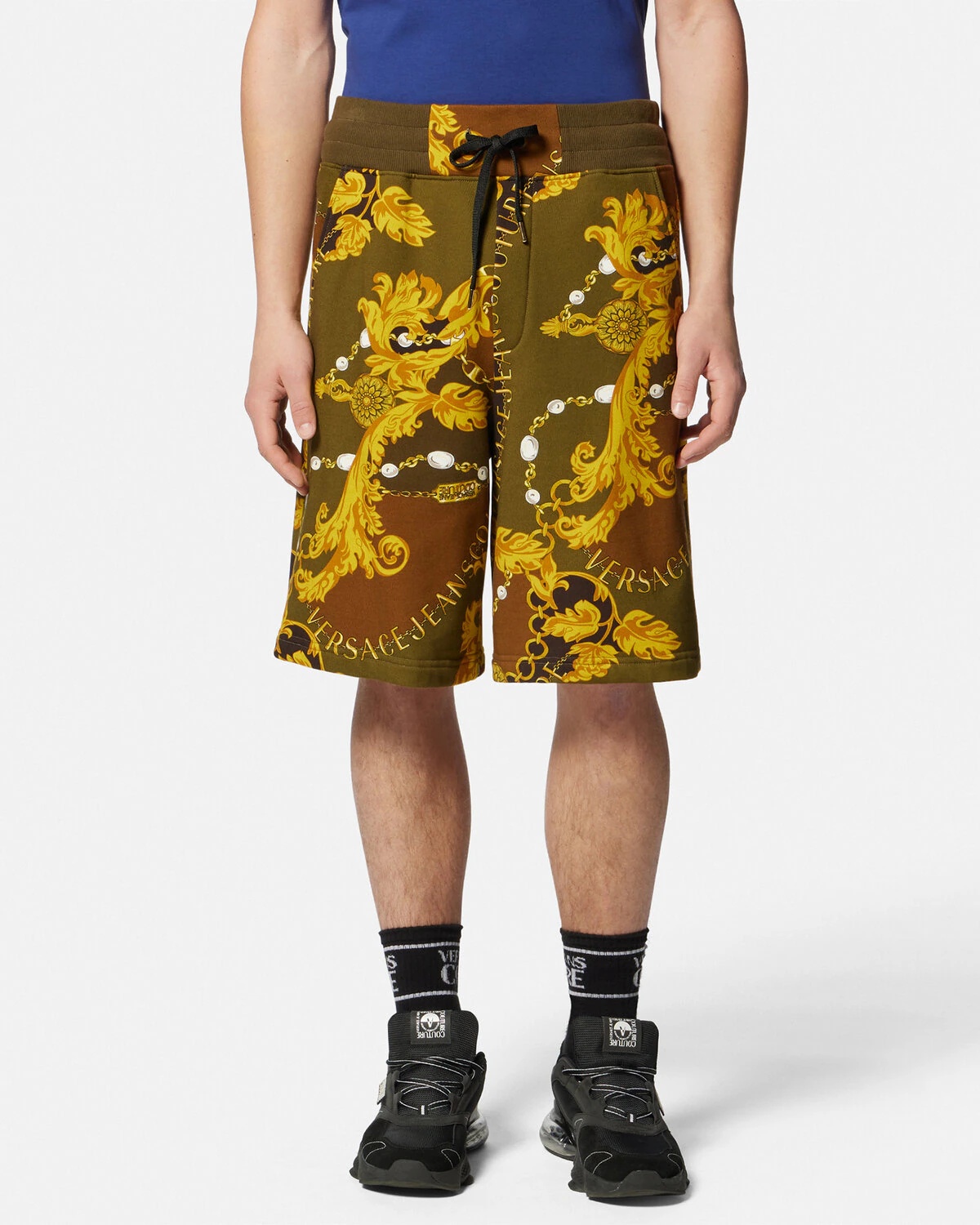 Chain Couture Sweat Shorts - 3