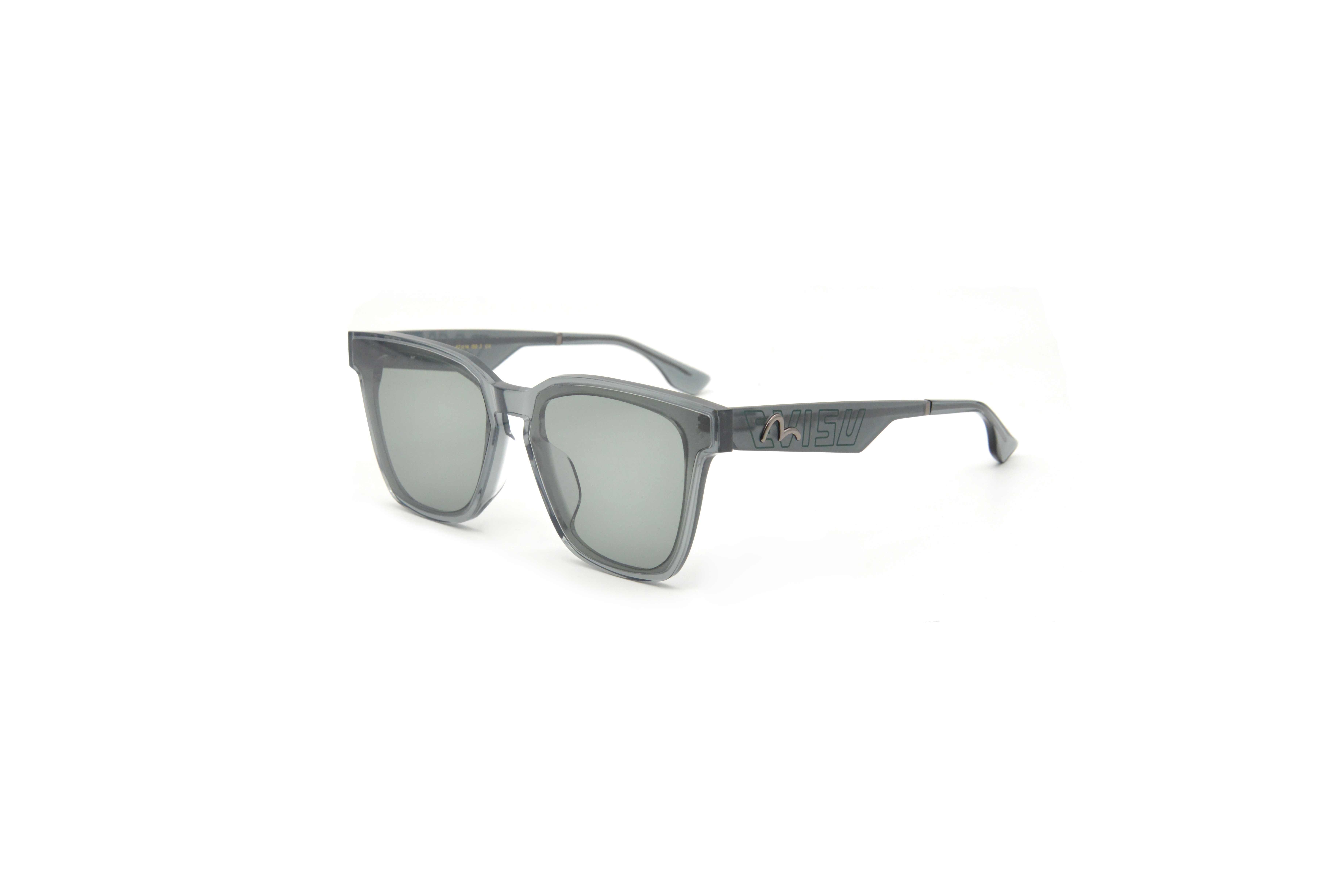 EUCALYPTUS GREY D-FRAME ACETATE SUNGLASSES - 1