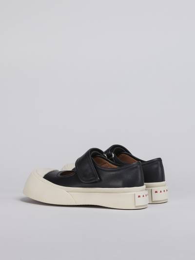 Marni BLACK NAPPA LEATHER PABLO MARY-JANE SNEAKER outlook