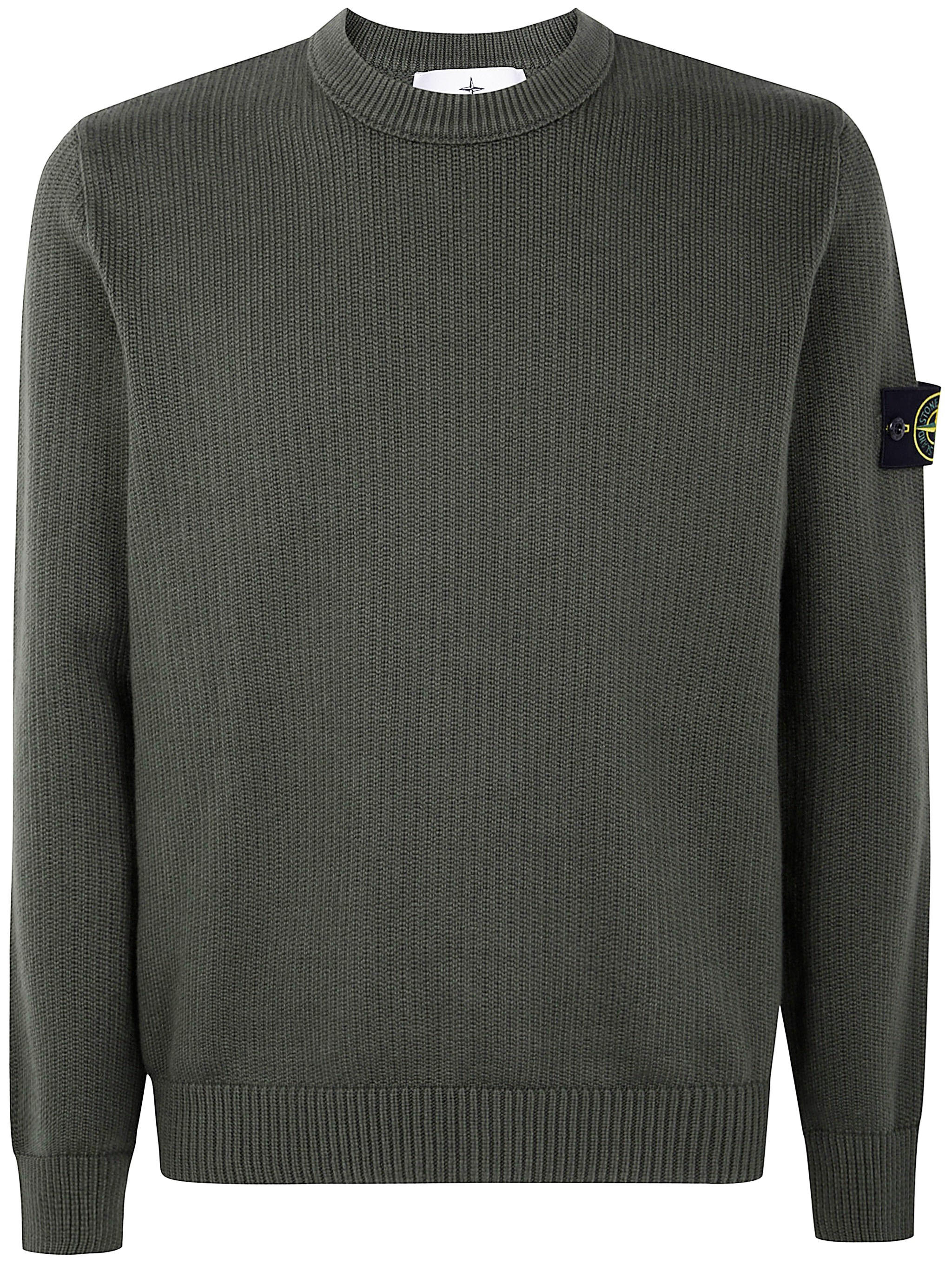 Introducing the 'WINTER COTTON' CREW NECK sweater by STONE ISLAND, a statement piece in the realm of - 1