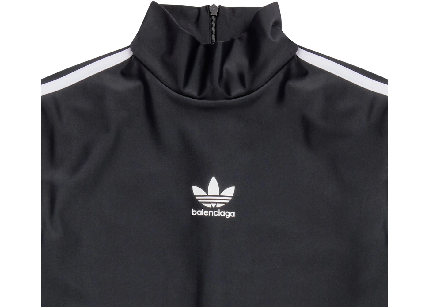 Balenciaga x adidas Long Sleeve Mini Dress Black - 3