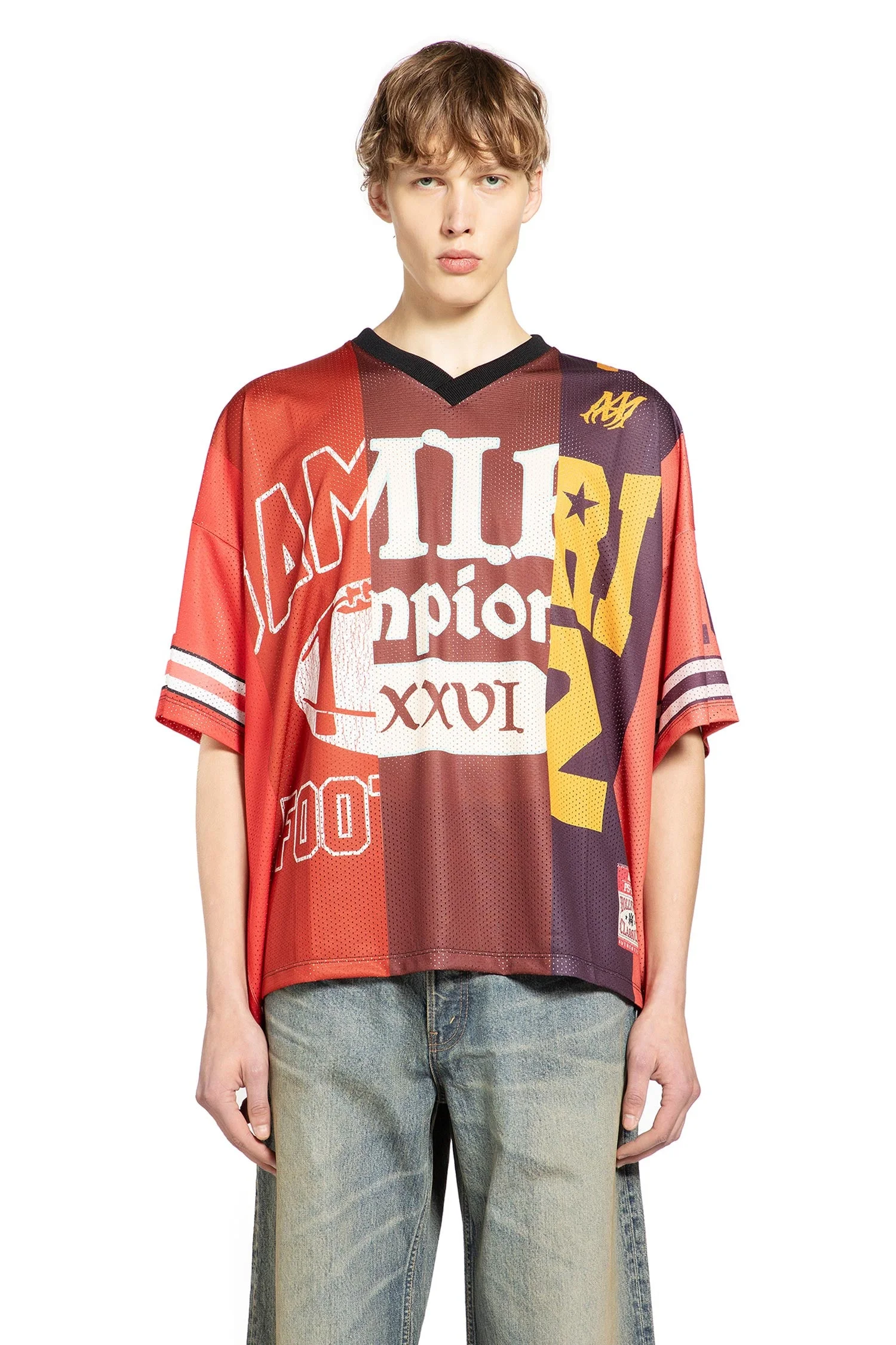 Spliced Oversized Tee - 1