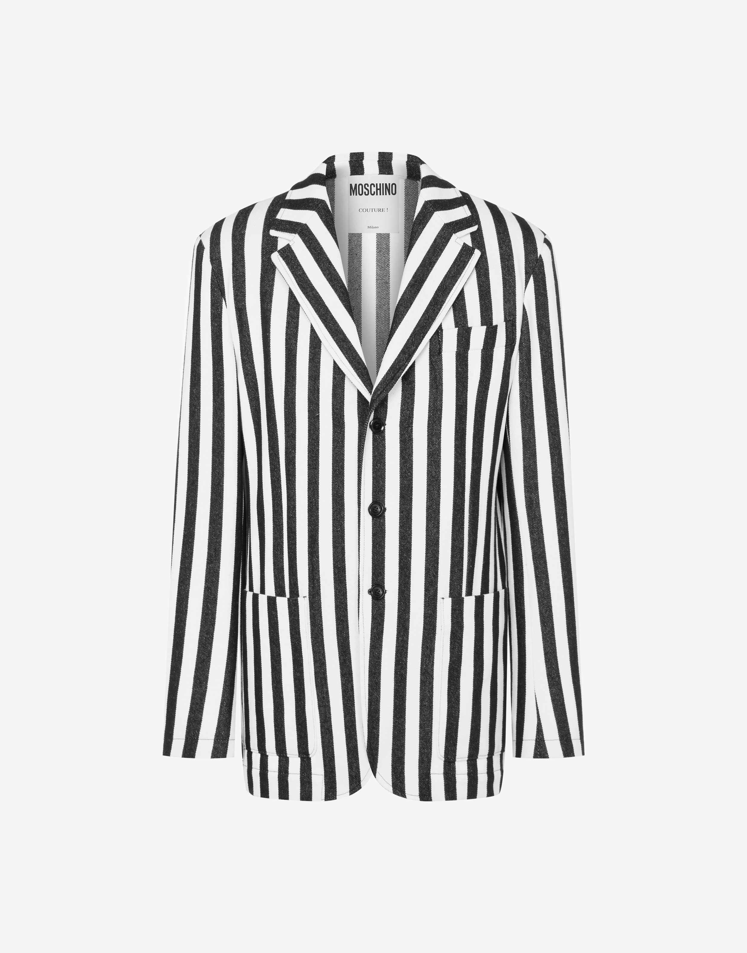 ARCHIVE STRIPES COTTON JACKET - 1