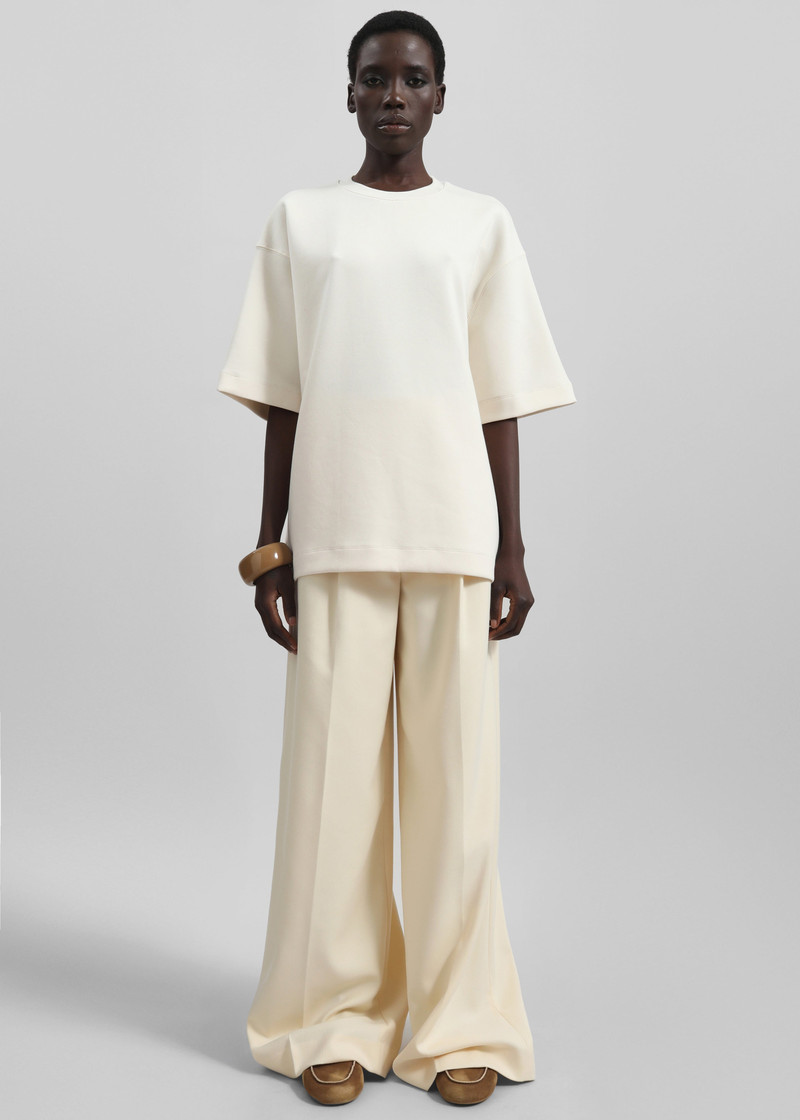Melor Oversized T-Shirt - Cream 5
