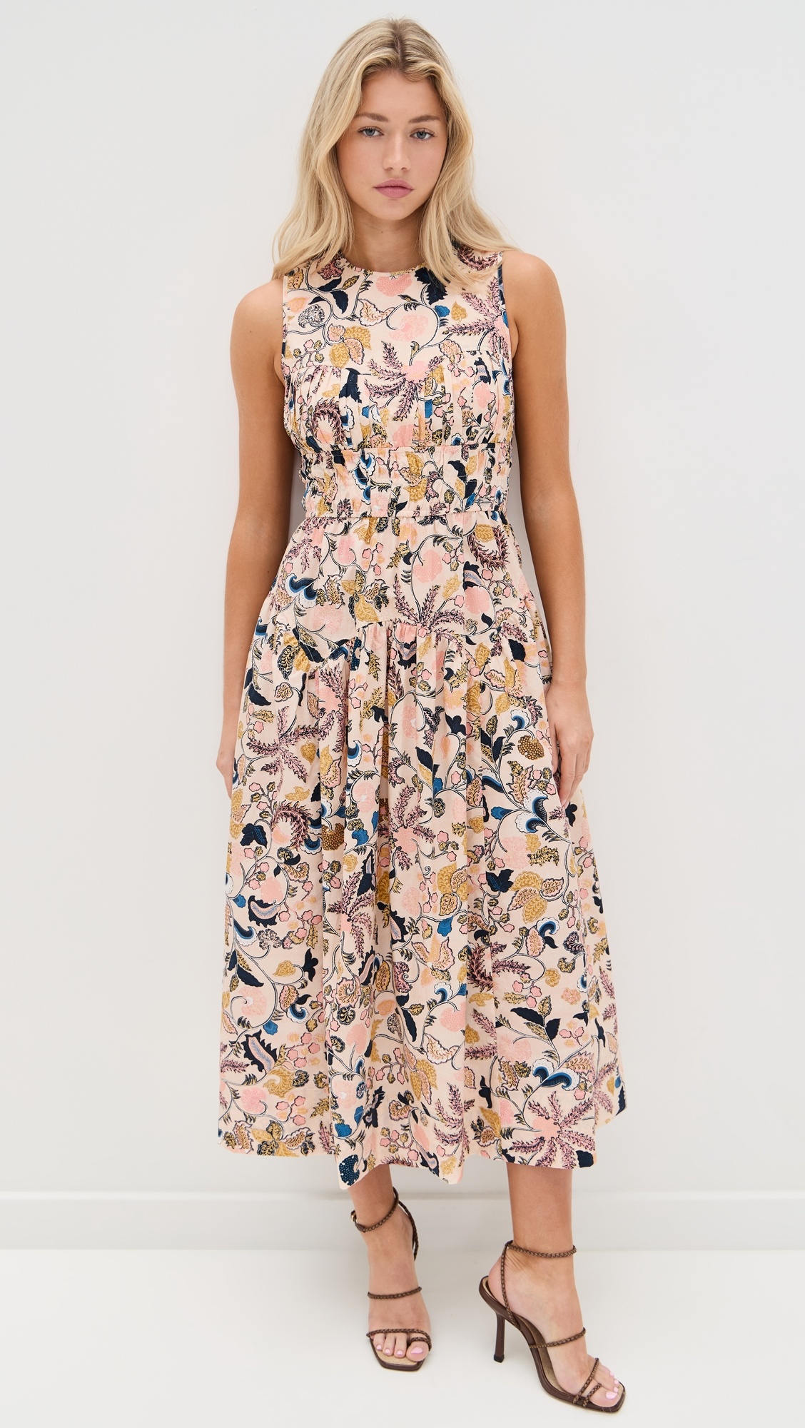 Elenora Sleeveless Midi Dress - 1