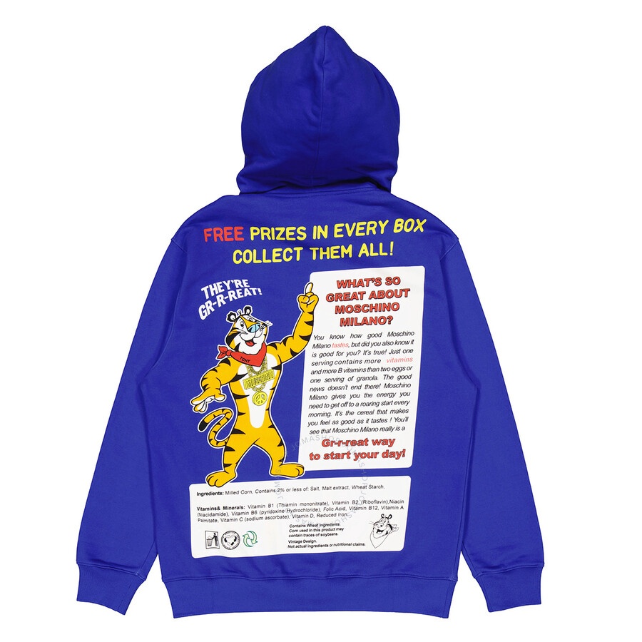 Moschino Moschino Tony the Tiger Graphic Hoodie in Blue