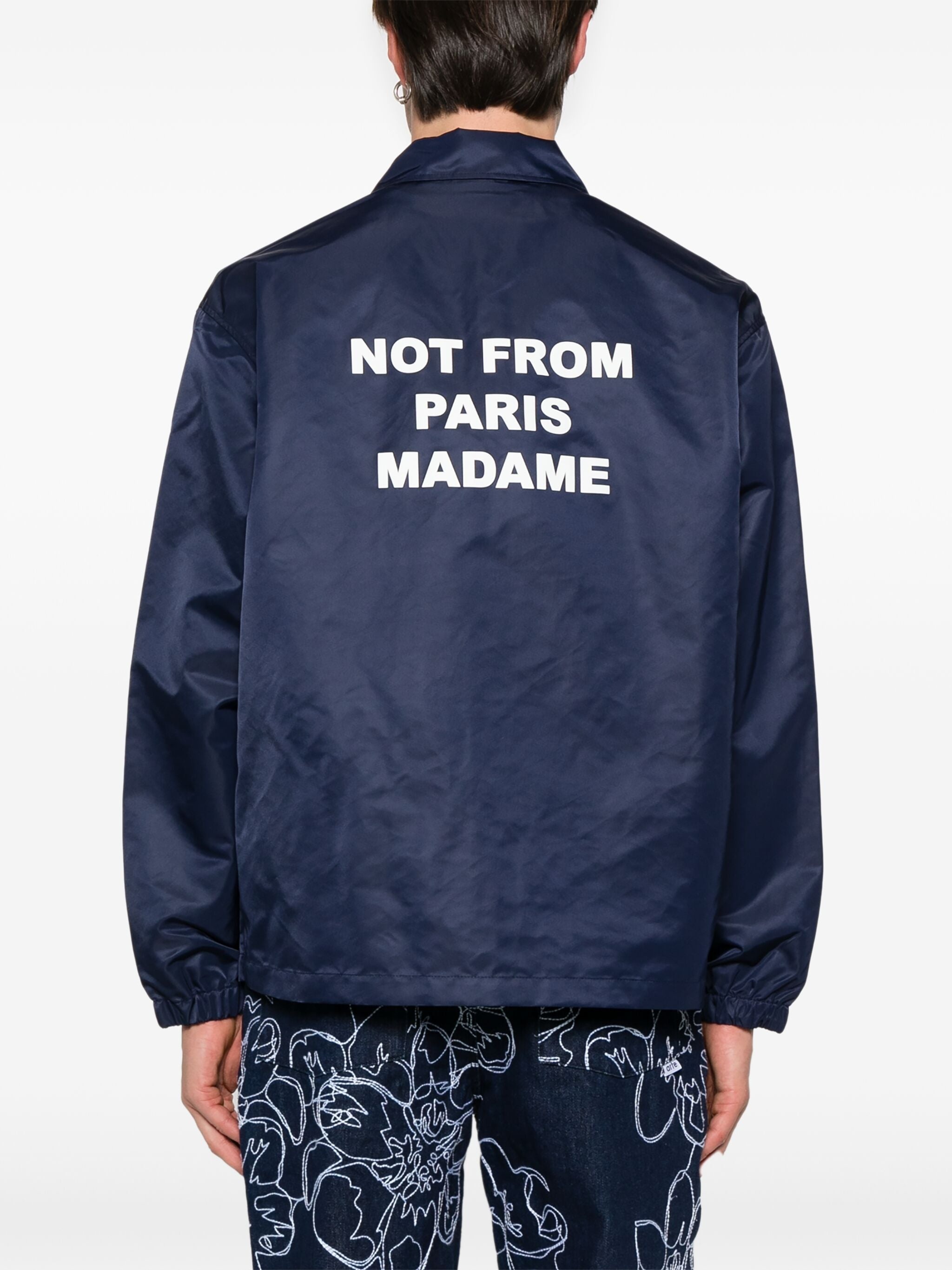 Drole De Monsieur La Veste Slogan Jacket - 4