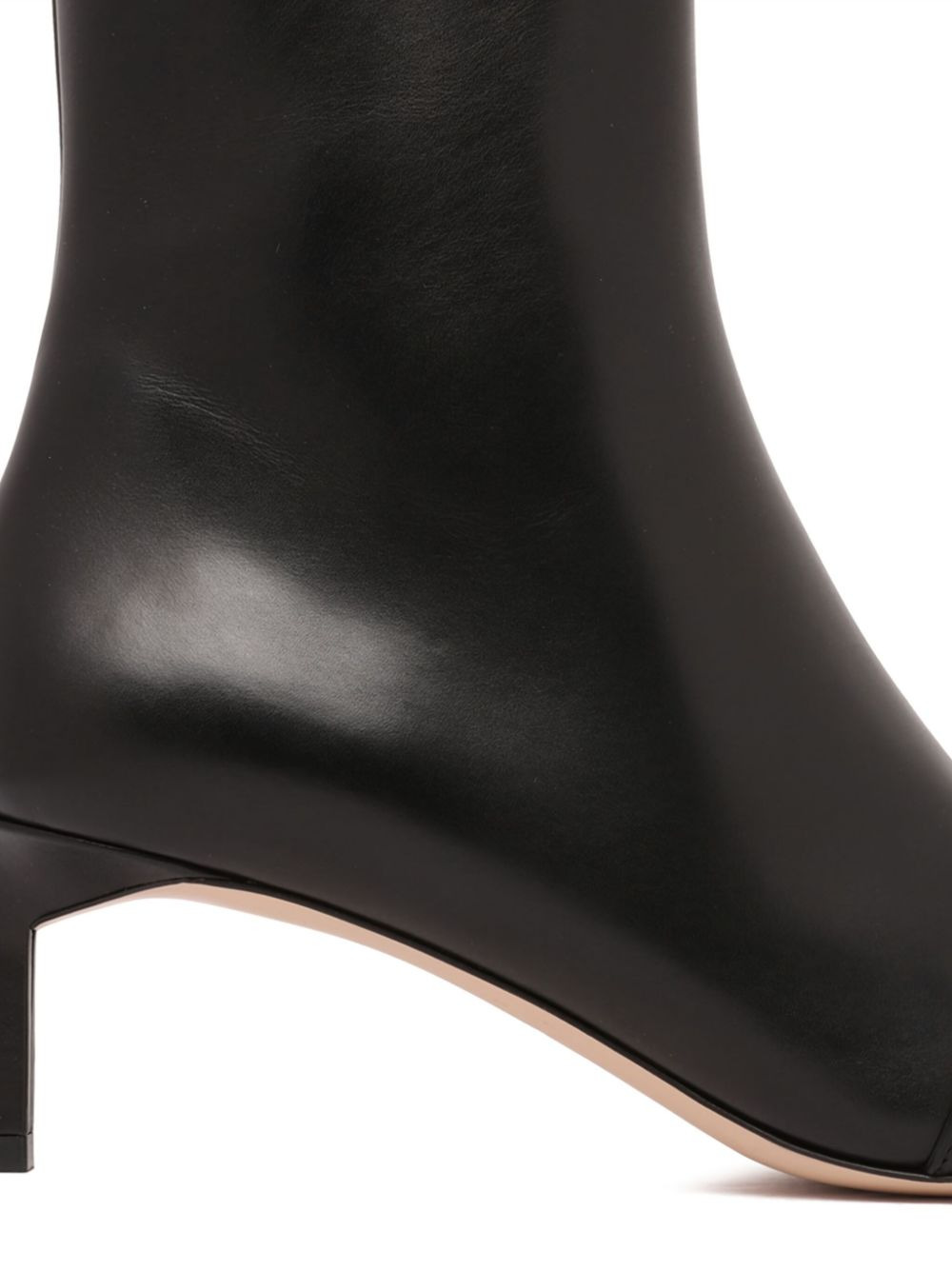 55mm leather ankle boots - 4