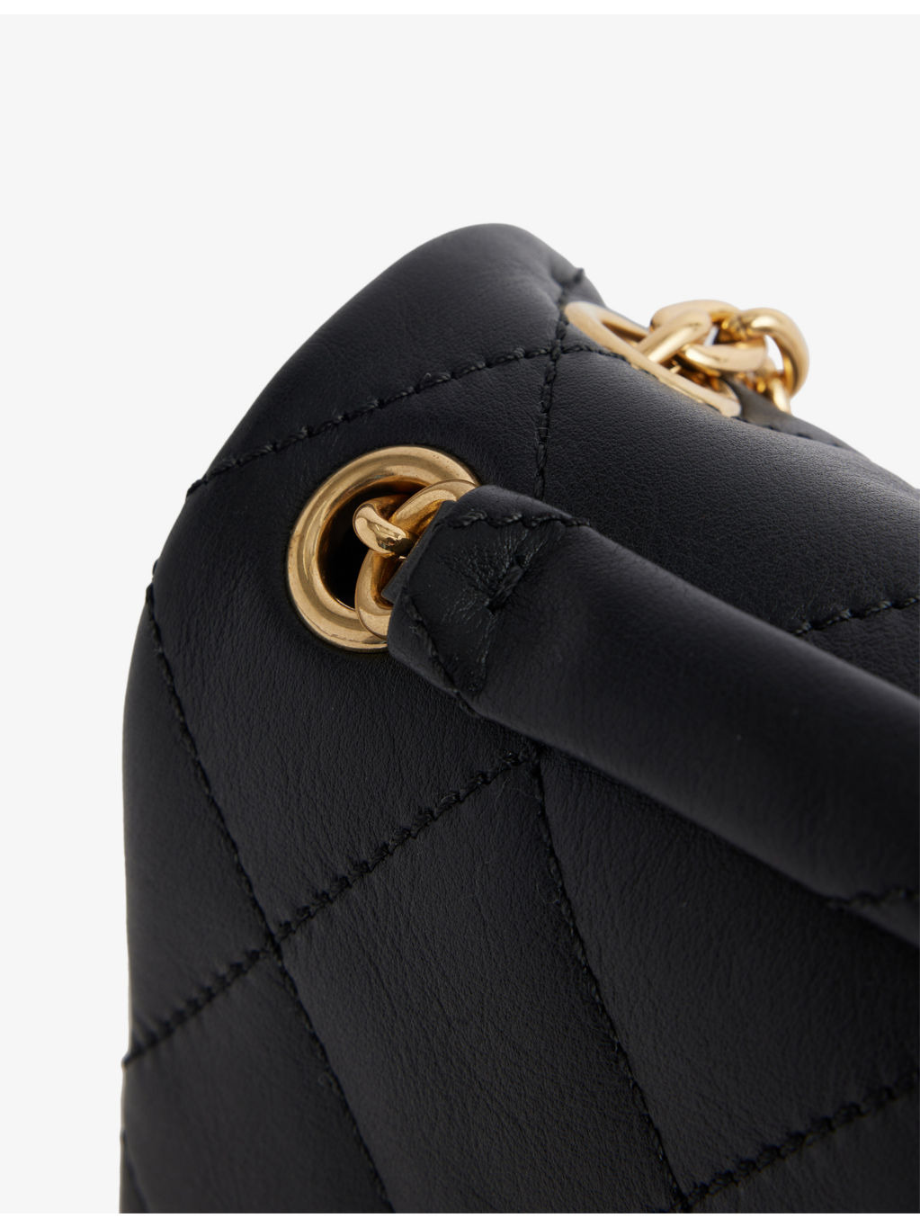 Small Strand Quilted Leather Shoulder Bag - 7