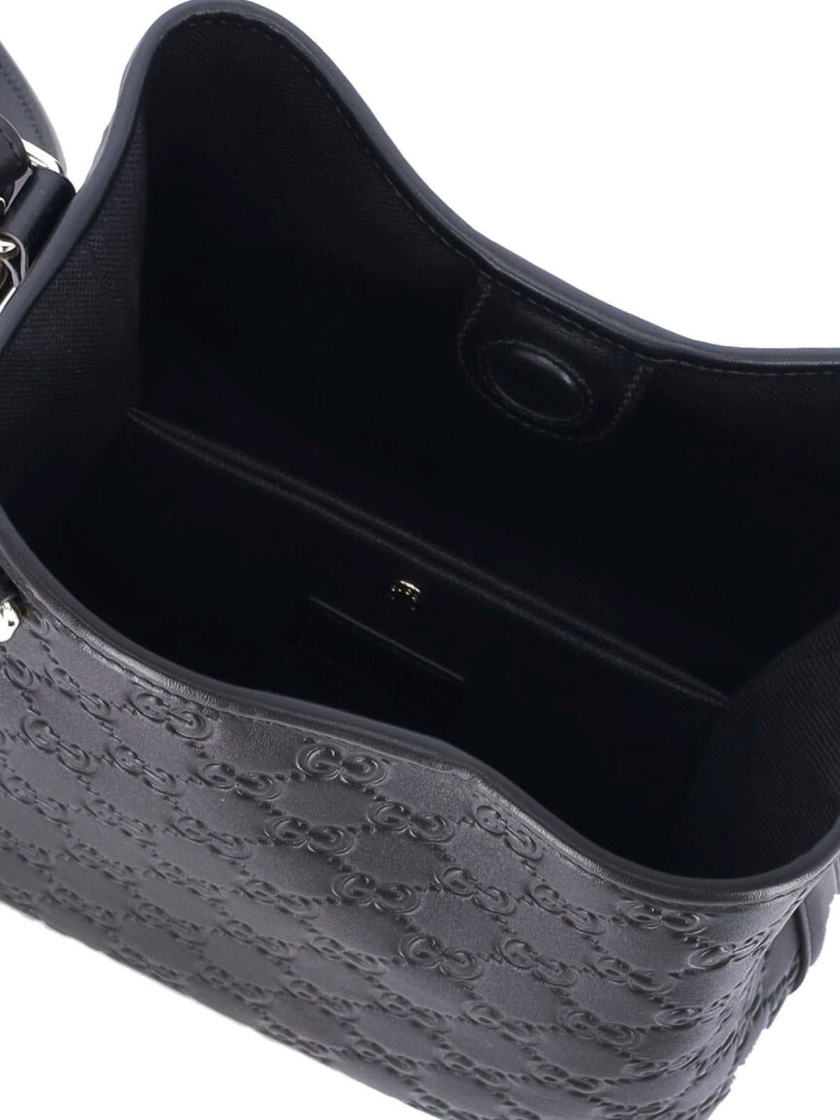 SMALL BUCKET BAG "GG EMBLEM" - 4