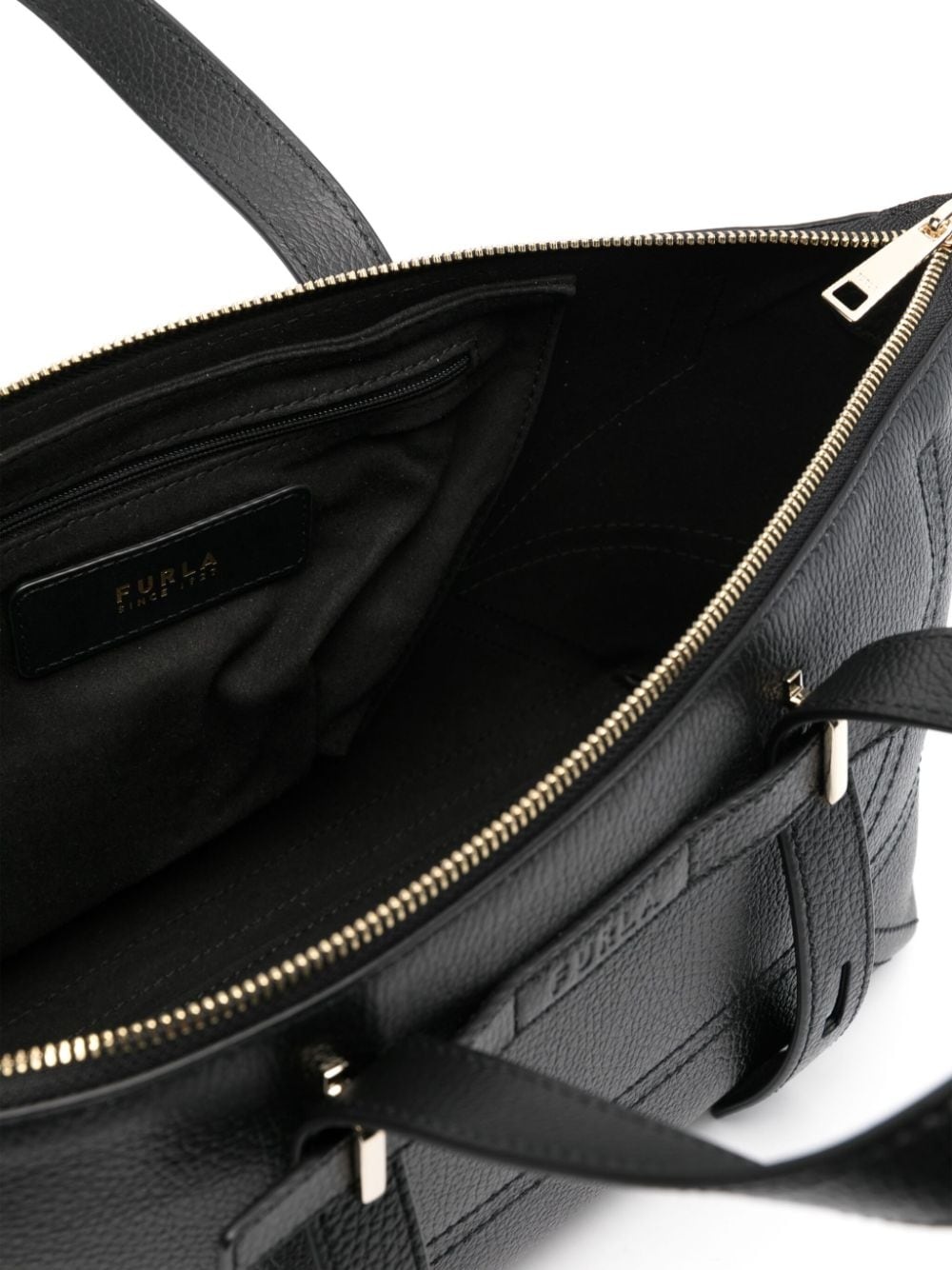 medium Giove leather tote bag - 5