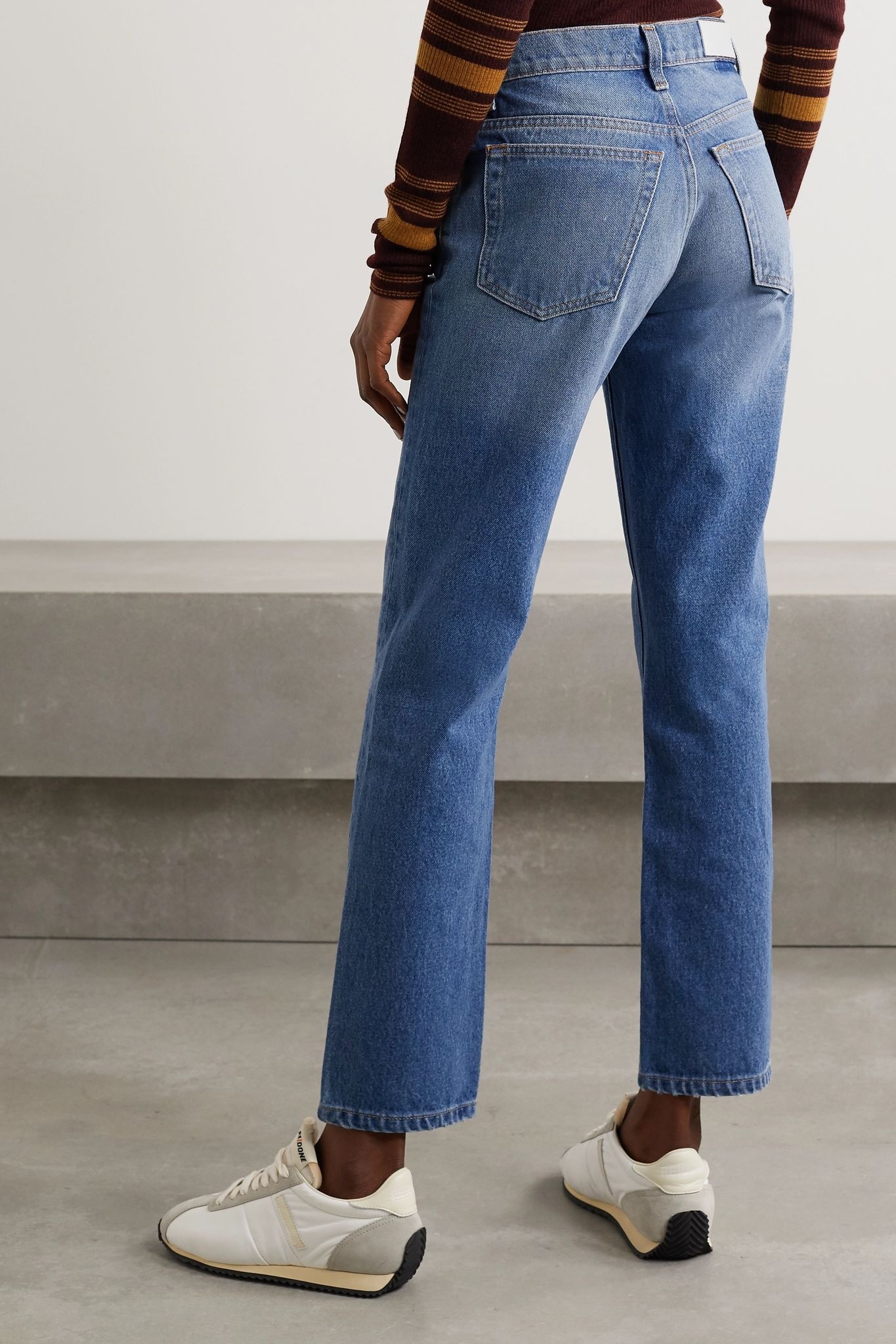 '70s high-rise straight-leg jeans - 3