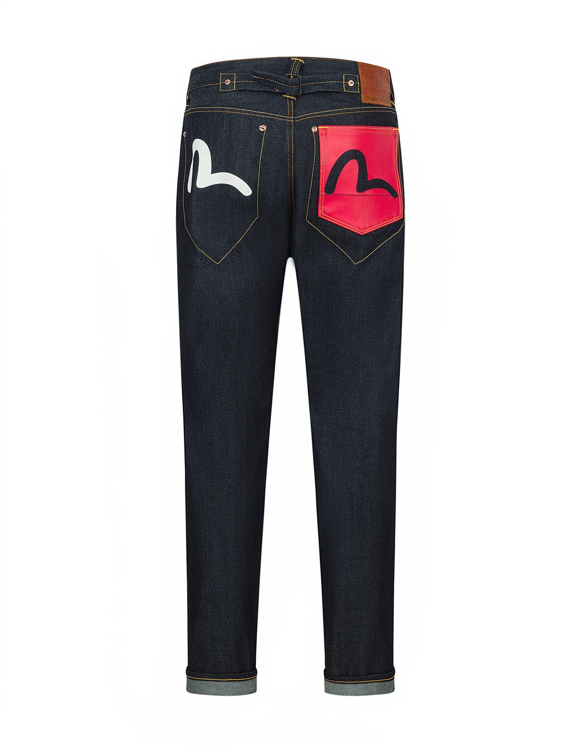 Bold Seagull Print Carrot Fit Jeans #2017 - 13
