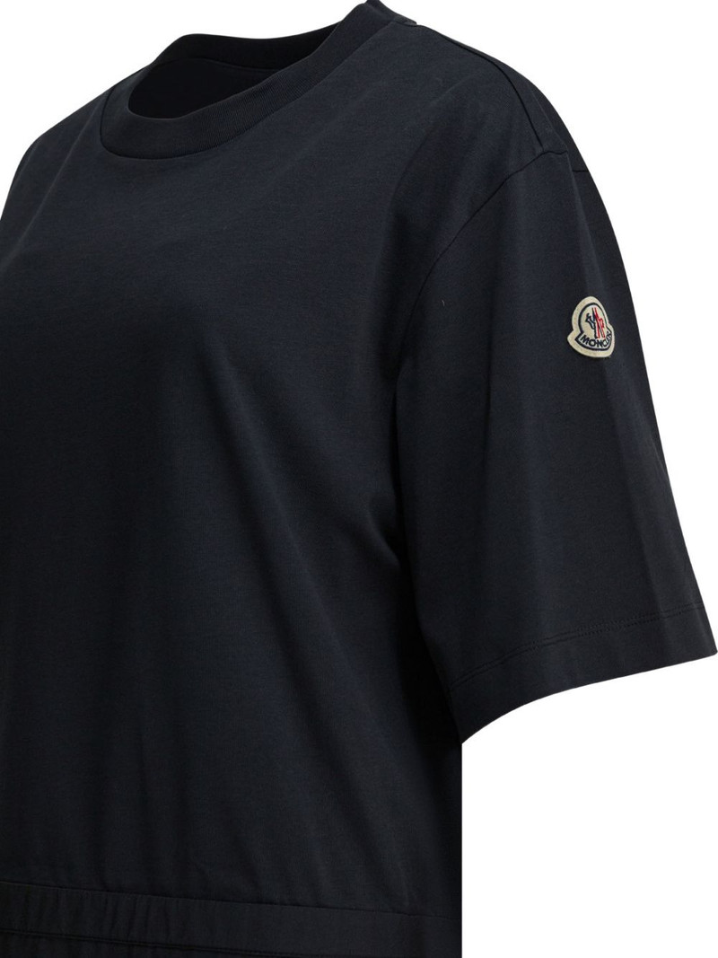 short-sleeve embroidered T-shirt mini dress 4