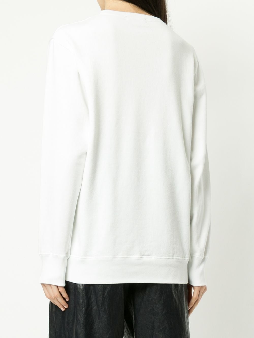 UNDERCOVER embroidered rose sweatshirt | REVERSIBLE