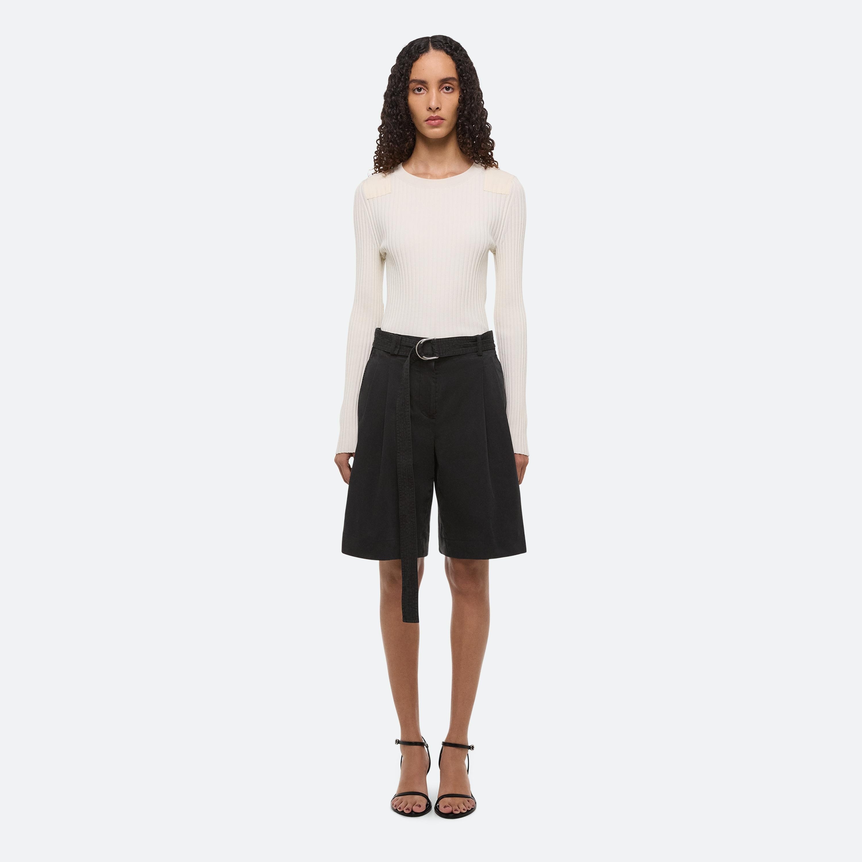 WIDE PLEATED SHORTS - 2