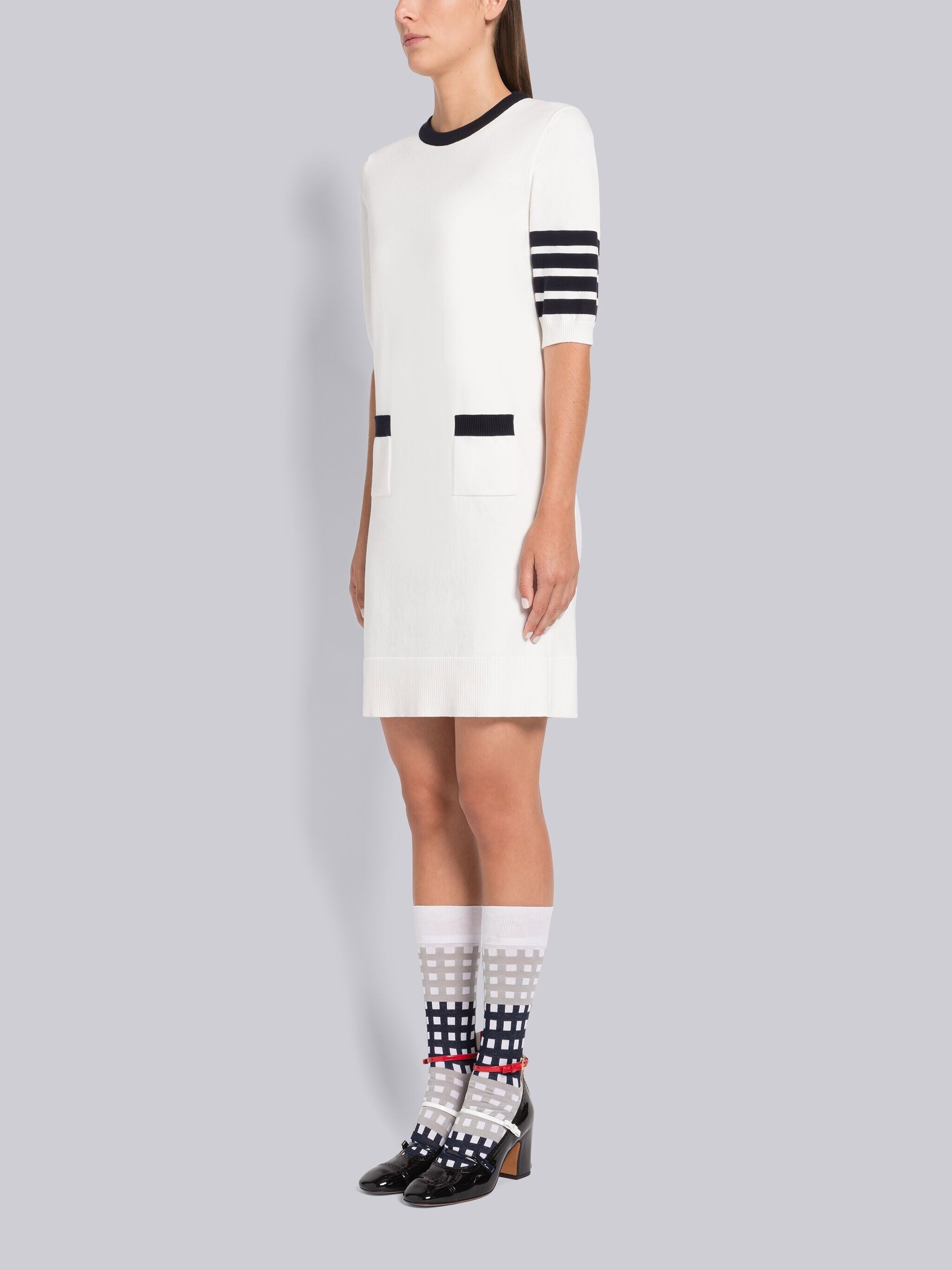 Cotton Hector Pointelle 4-Bar Mini Dress - 2