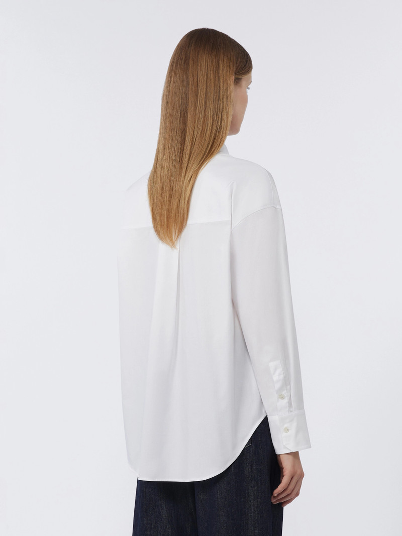 Cotton Oxford shirt - WHITE 4