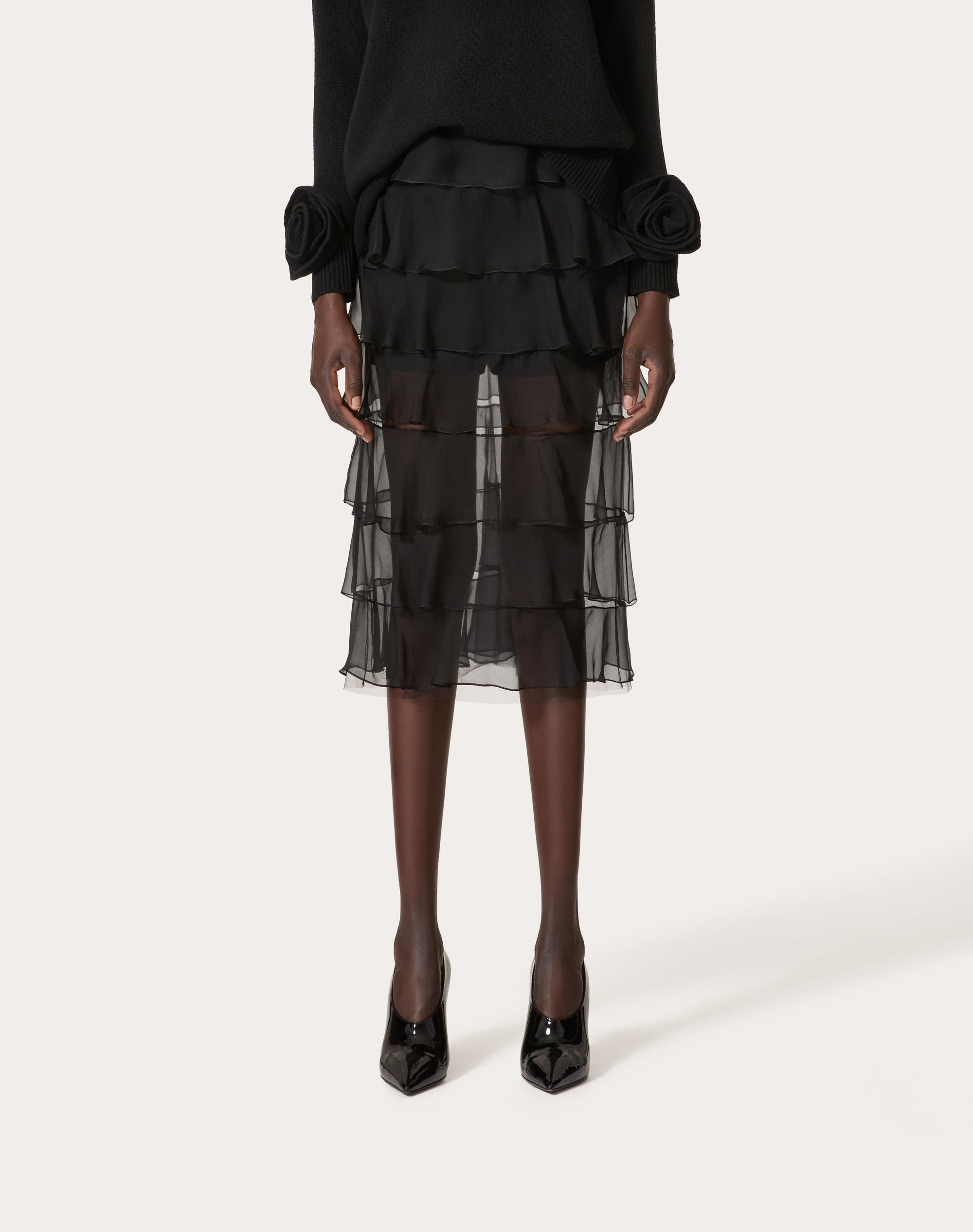CHIFFON SKIRT - 3