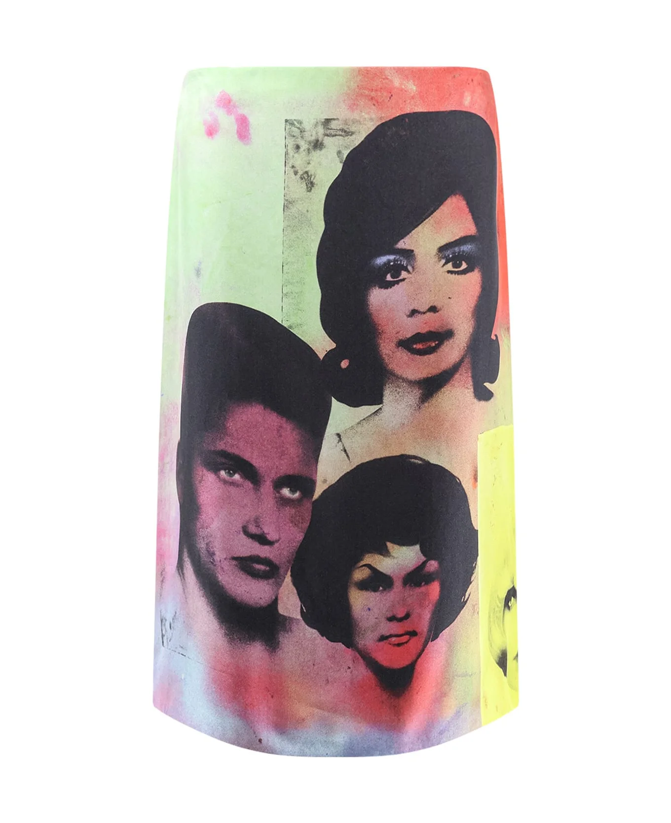 Printed Silk Twill Midi Skirt - 1