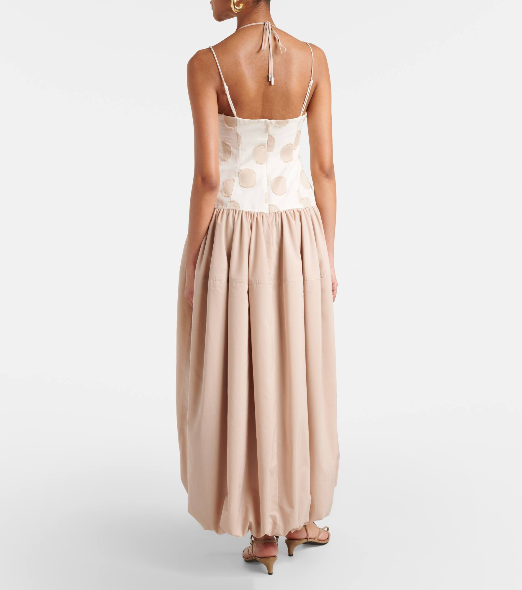 Pfeiffer polka-dot midi dress - 3