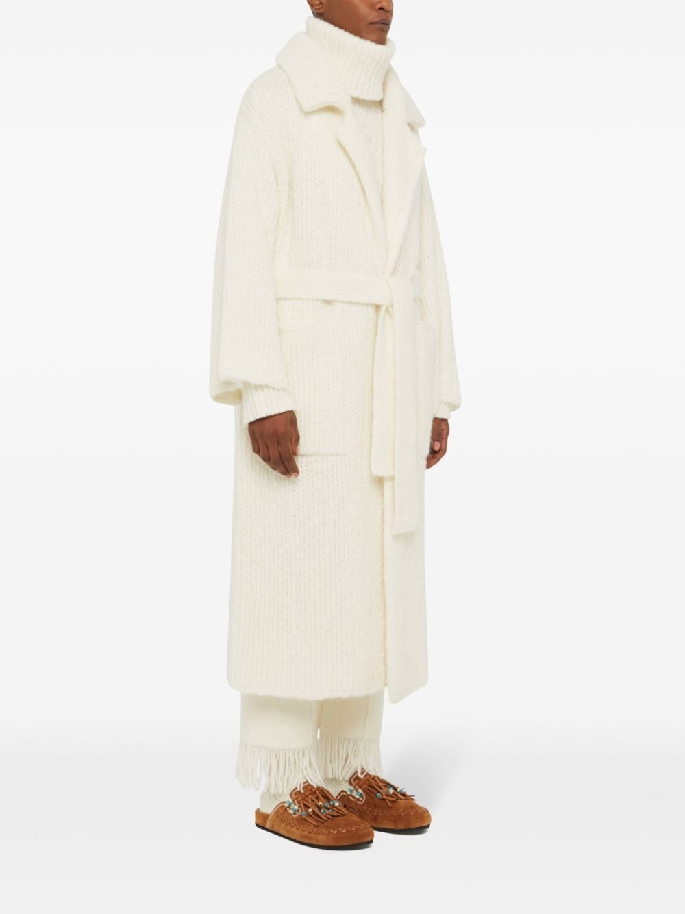 knitted robe coat - 4