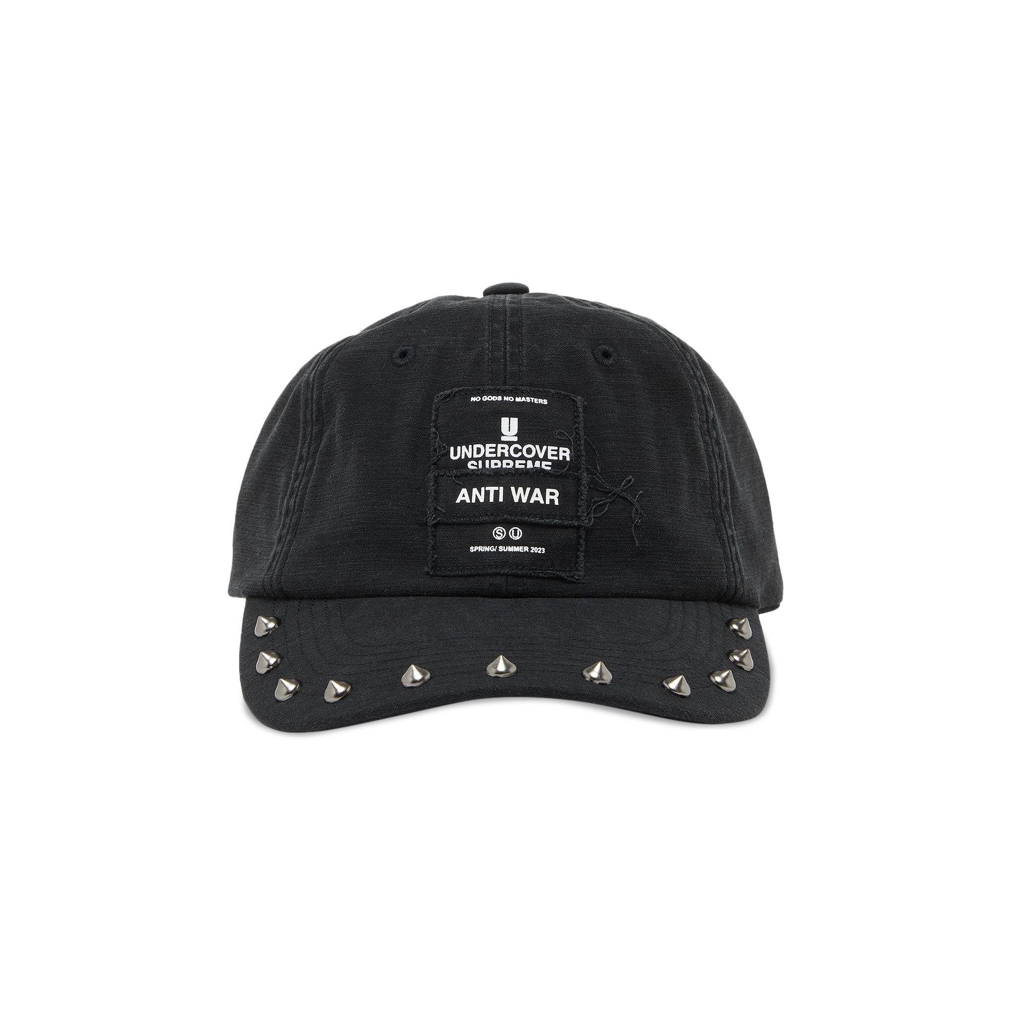 Supreme x UNDERCOVER Studded 6-Panel 'Black' - 1