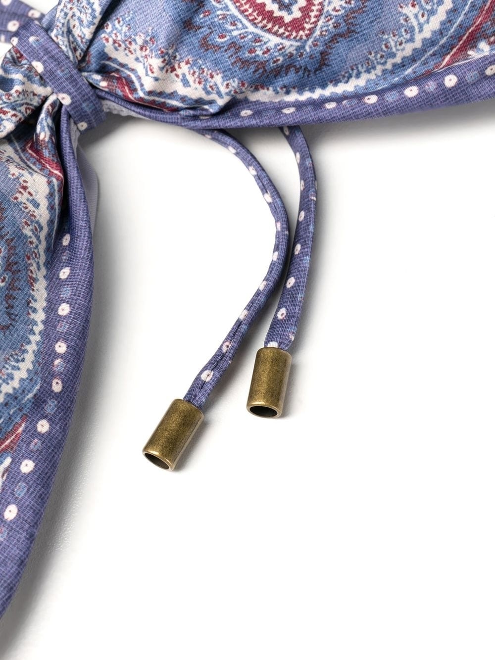 paisley-print halterneck bikini - 3