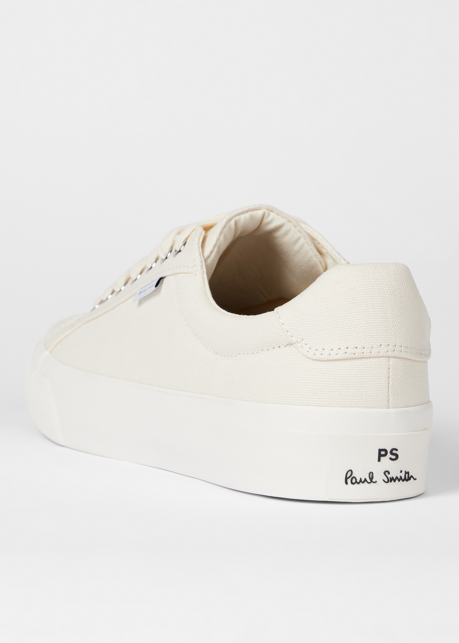 Ecru Canvas 'Amos' Trainers - 6