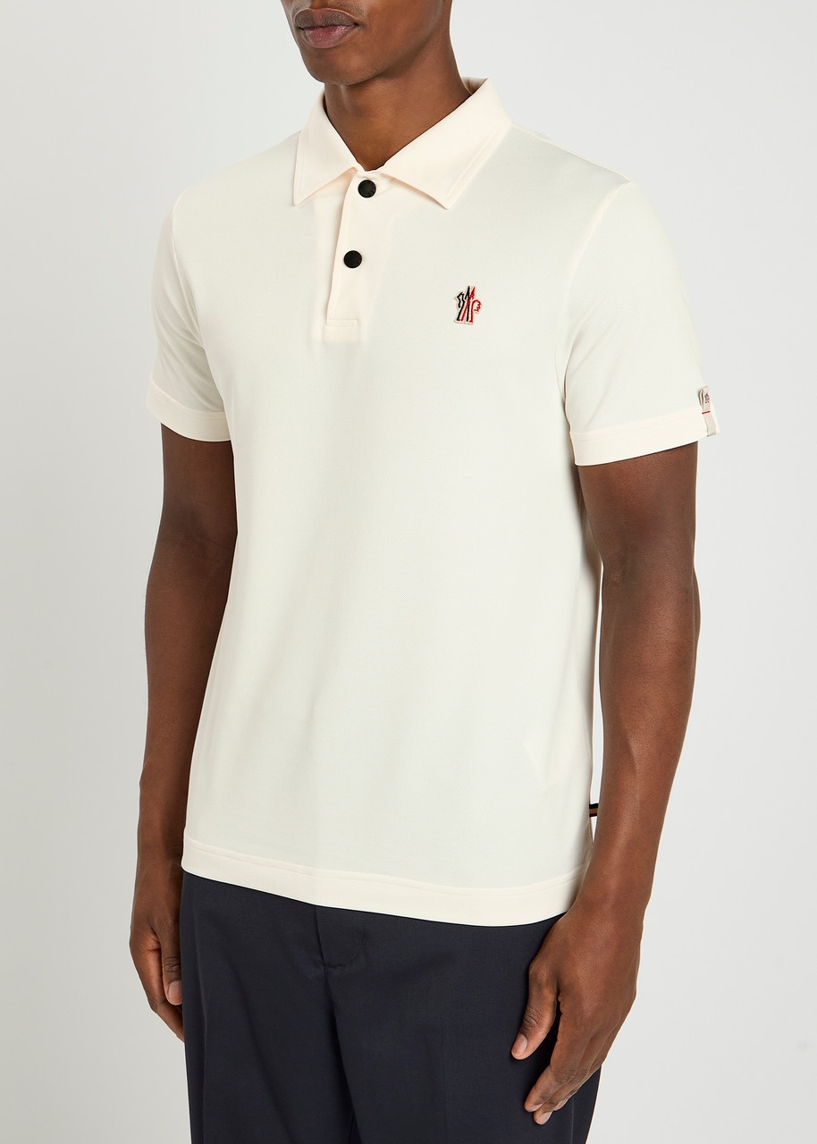 Moncler Grenoble Logo-appliqué Woven Polo Shirt - 2