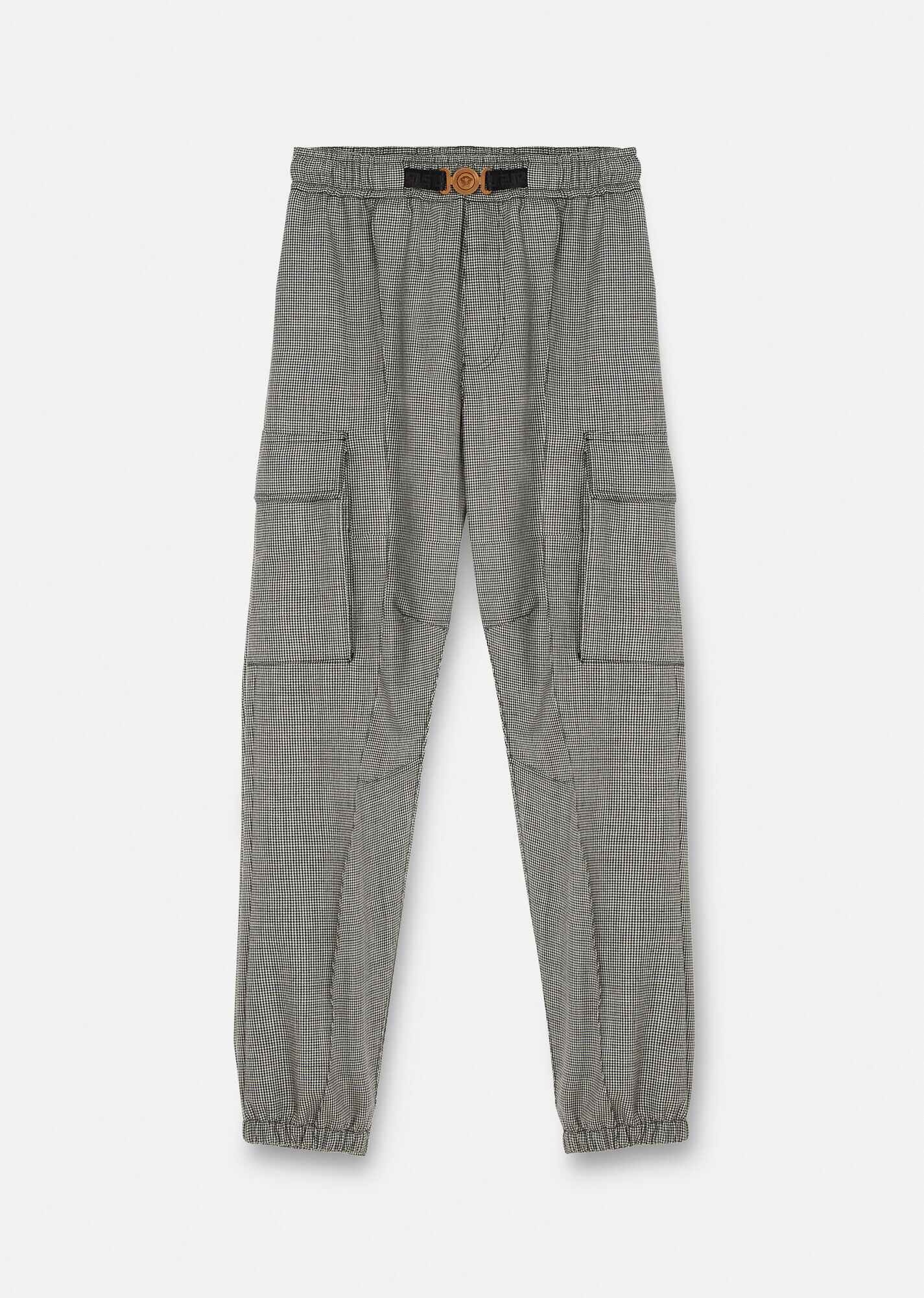 Medusa Checked Cargo Pants - 1