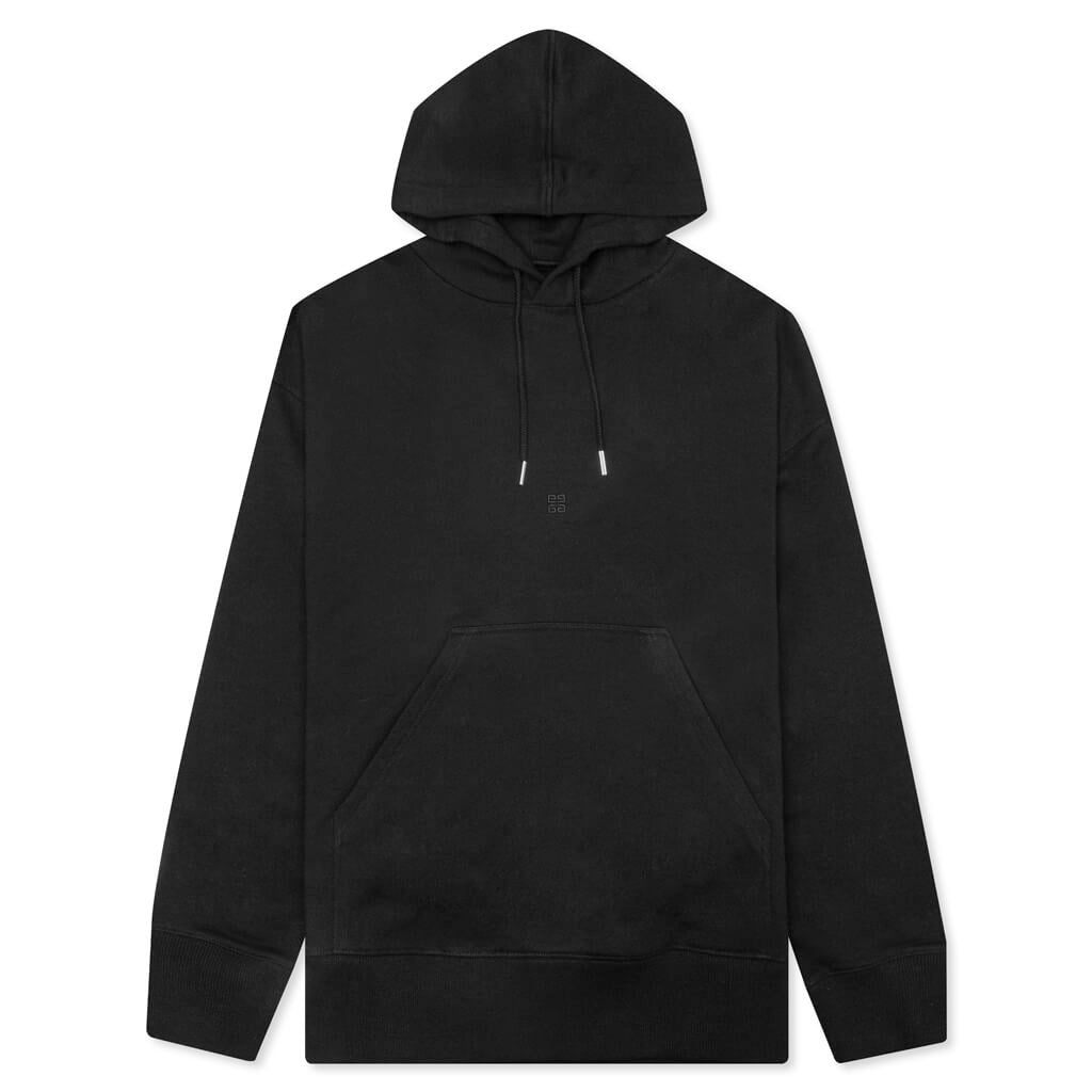 GIVENCHY CHITO BANDANA OVERSIZED HOODIE - BLACK - 1