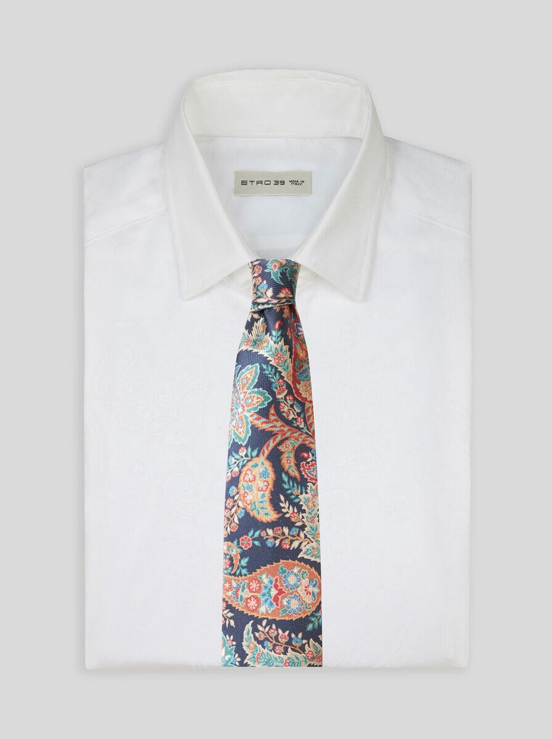 Etro FLORAL PAISLEY TIE outlook