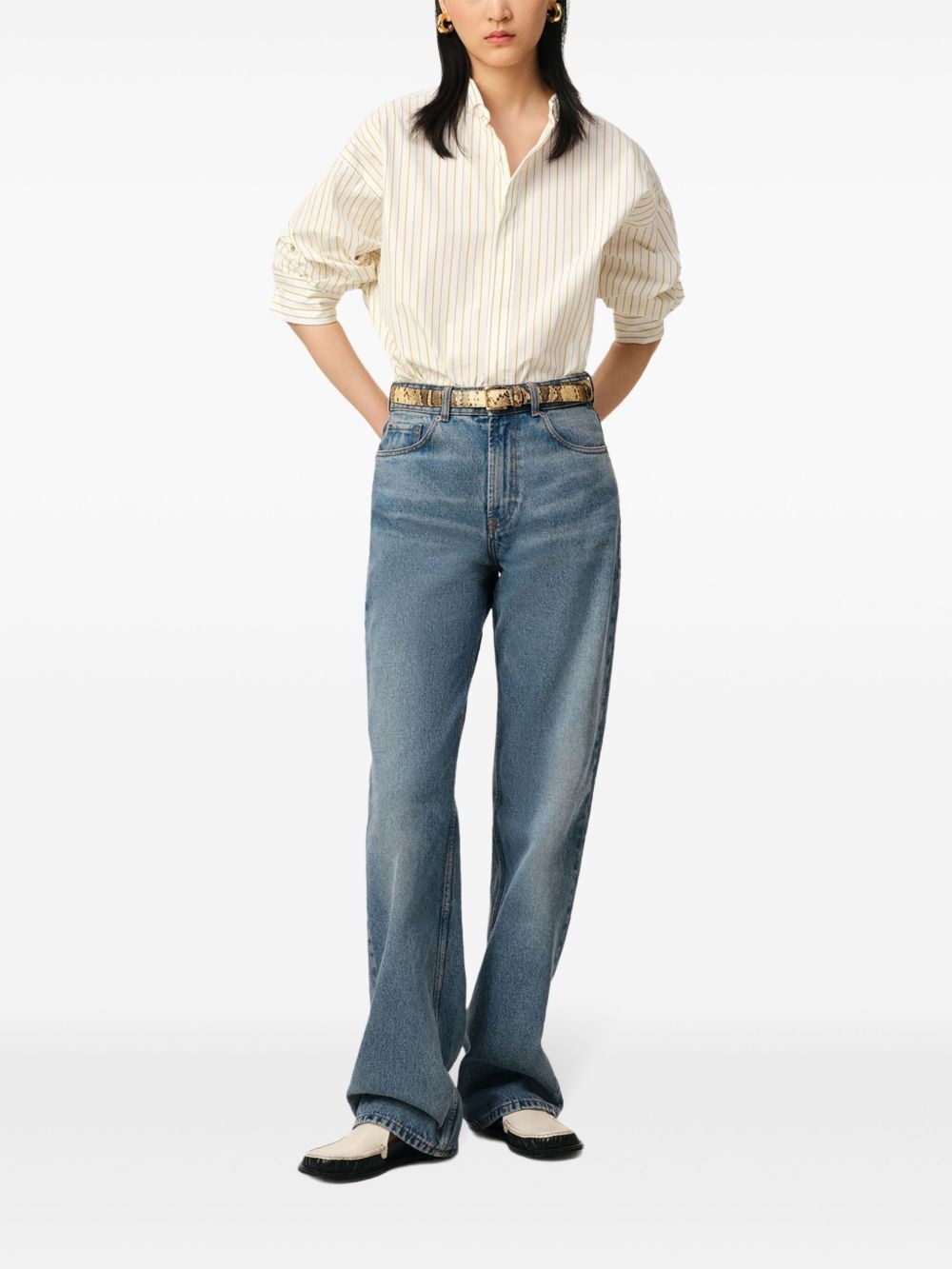 wingtip-collar shirt - 2