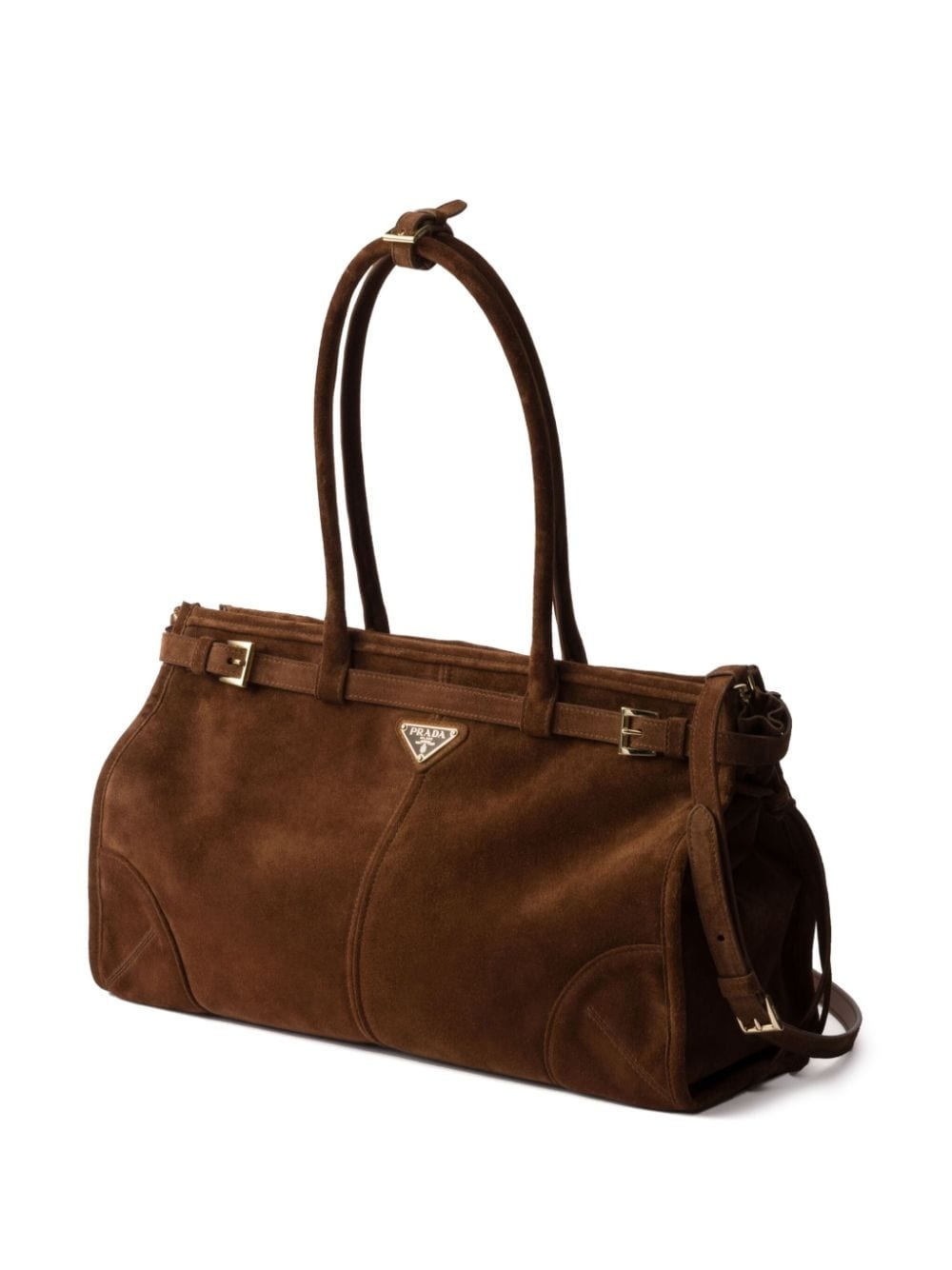 large suede handbag - 3