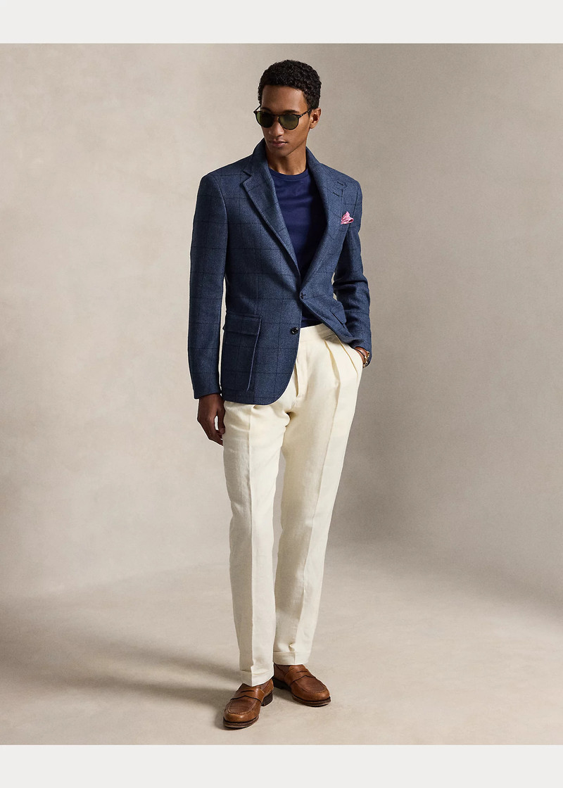 The RL67 Windowpane Summer Tweed Jacket 3