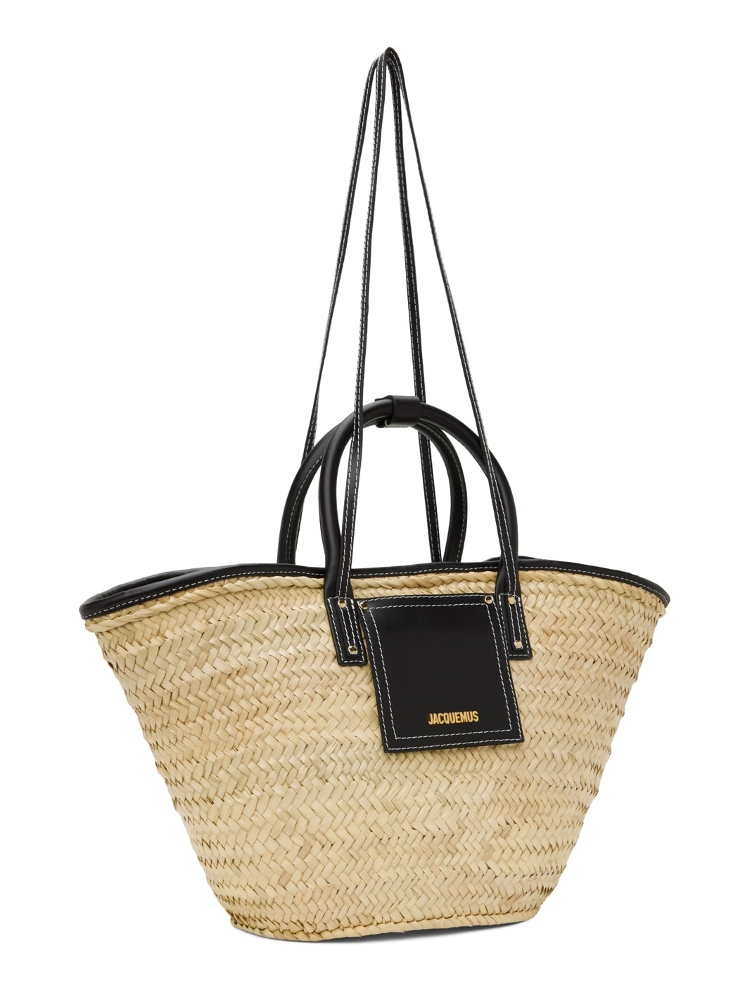 Beige & Black 'Le panier Soli' Tote - 2