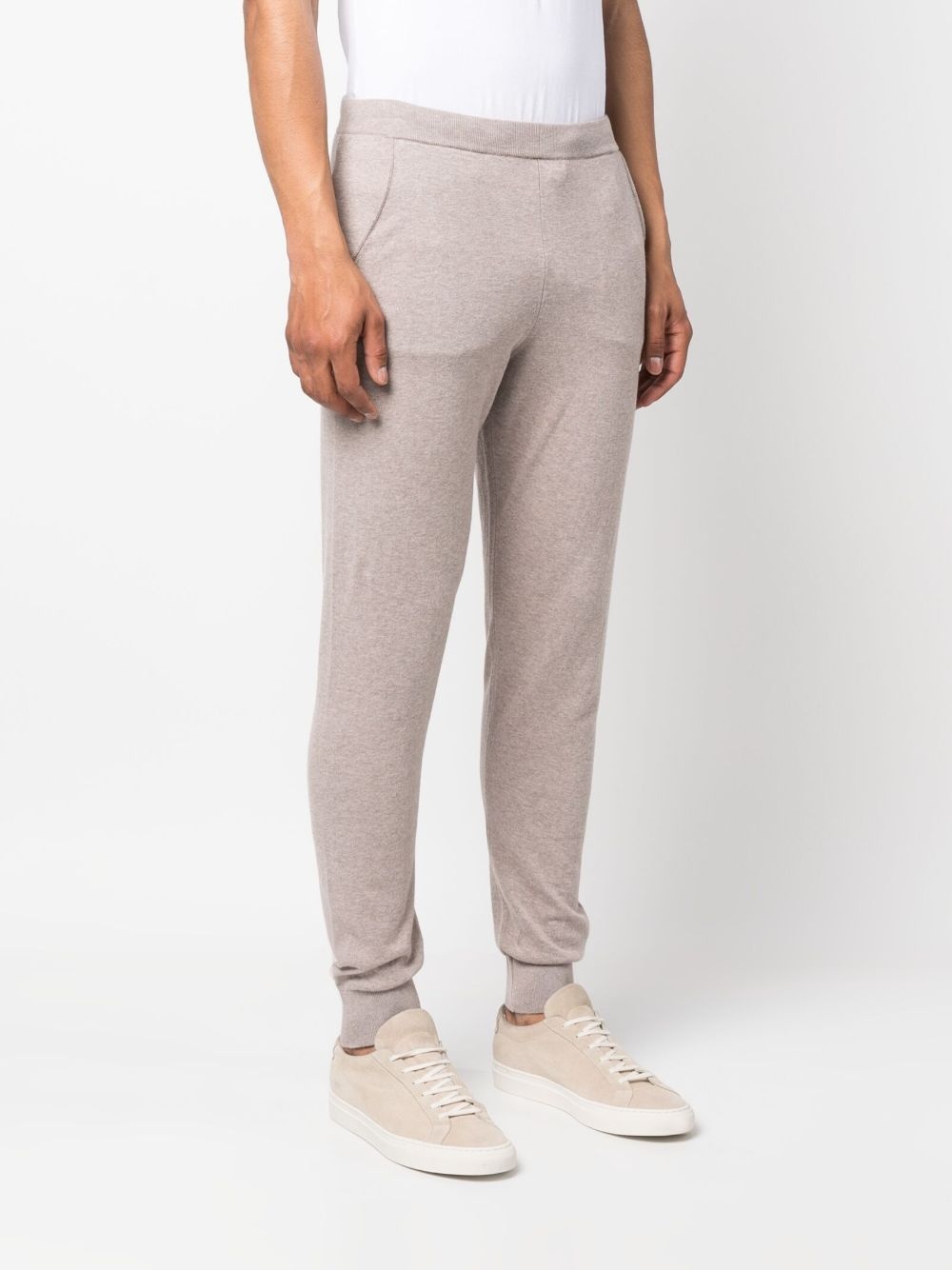 skinny knitted track pants - 3
