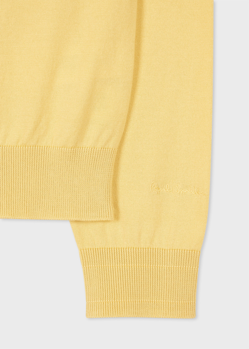 Paul Smith Yellow Organic Cotton Knitted Sweater outlook