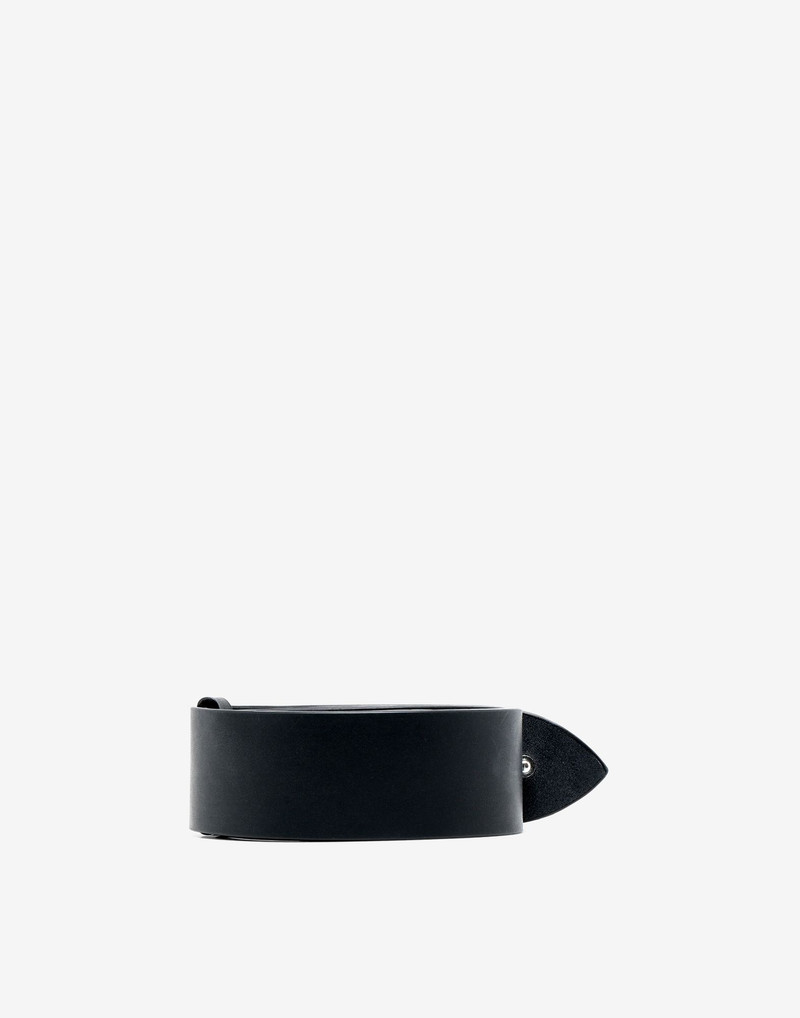 4-stitches leather belt 4