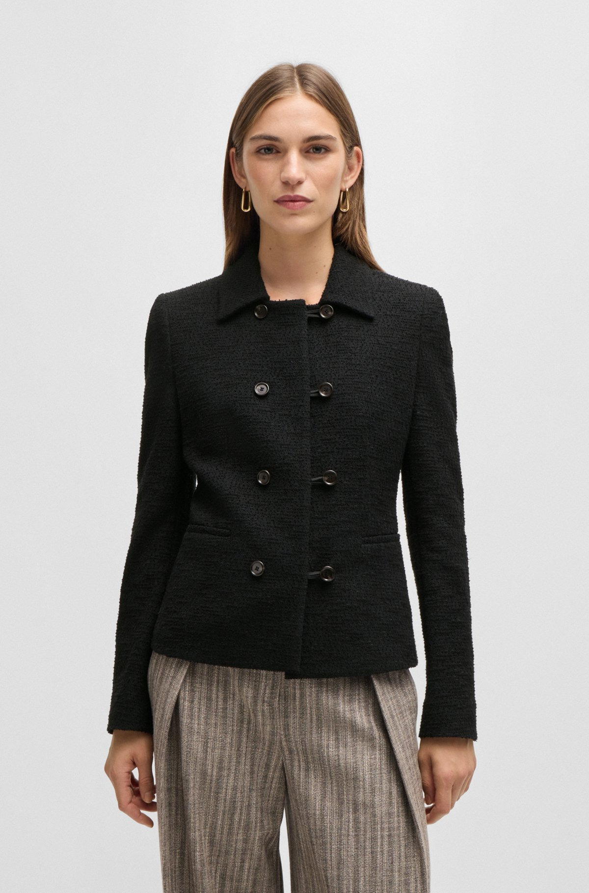 EXTRA-SLIM-FIT JACKET IN TWEED - 2
