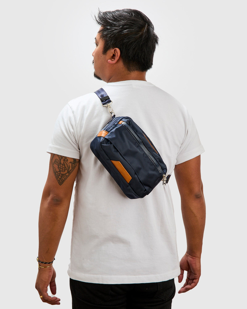 master-piece Progress Shoulder Bag in Navy outlook