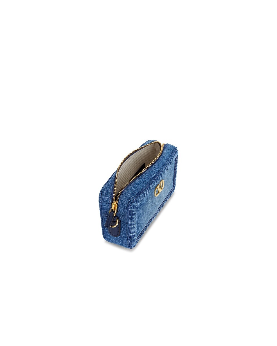 【Valentino】ALLTIME MINI CAMERA CASE◆6W2P0AI5JXE Valentino Garavani Alltime Mini Camera Case Bag in Denim