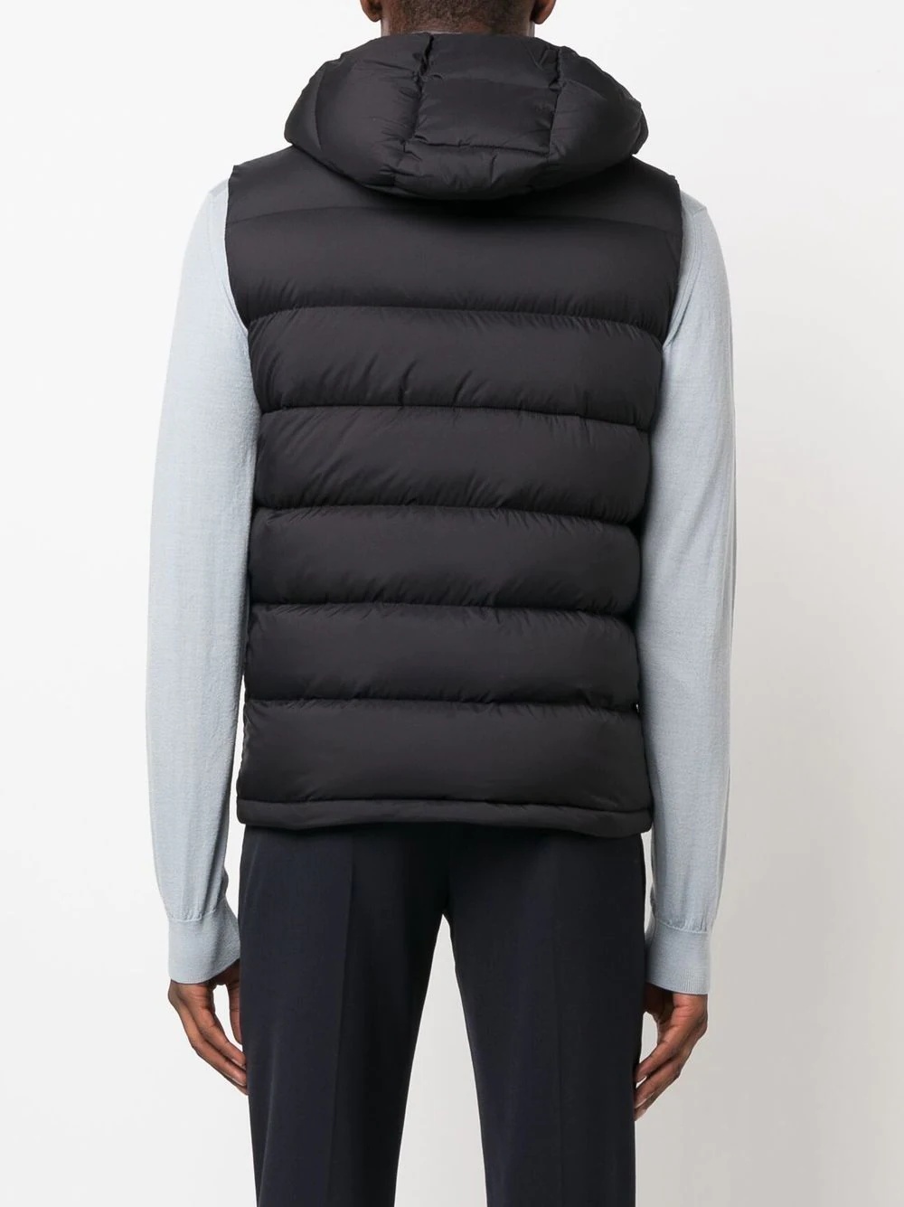 zipped padded gilet - 4