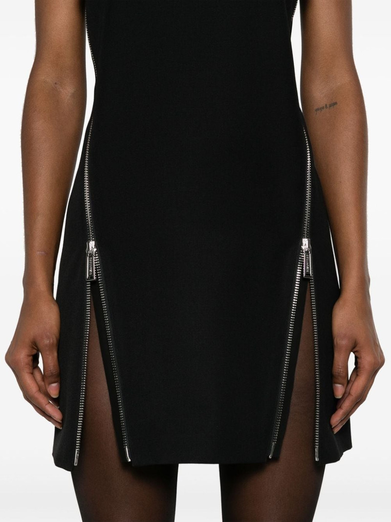 Audrey zip-detailed shift dress 5