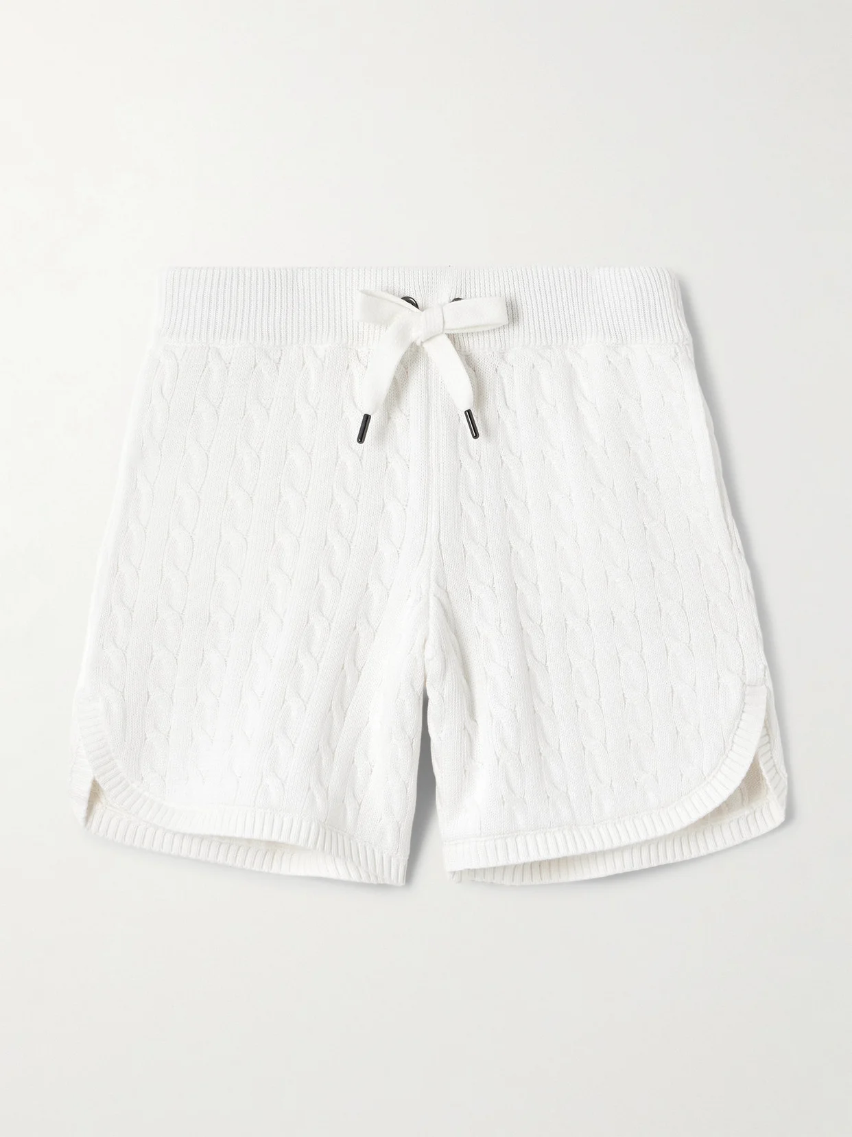 Cable-knit Cotton Shorts - 1