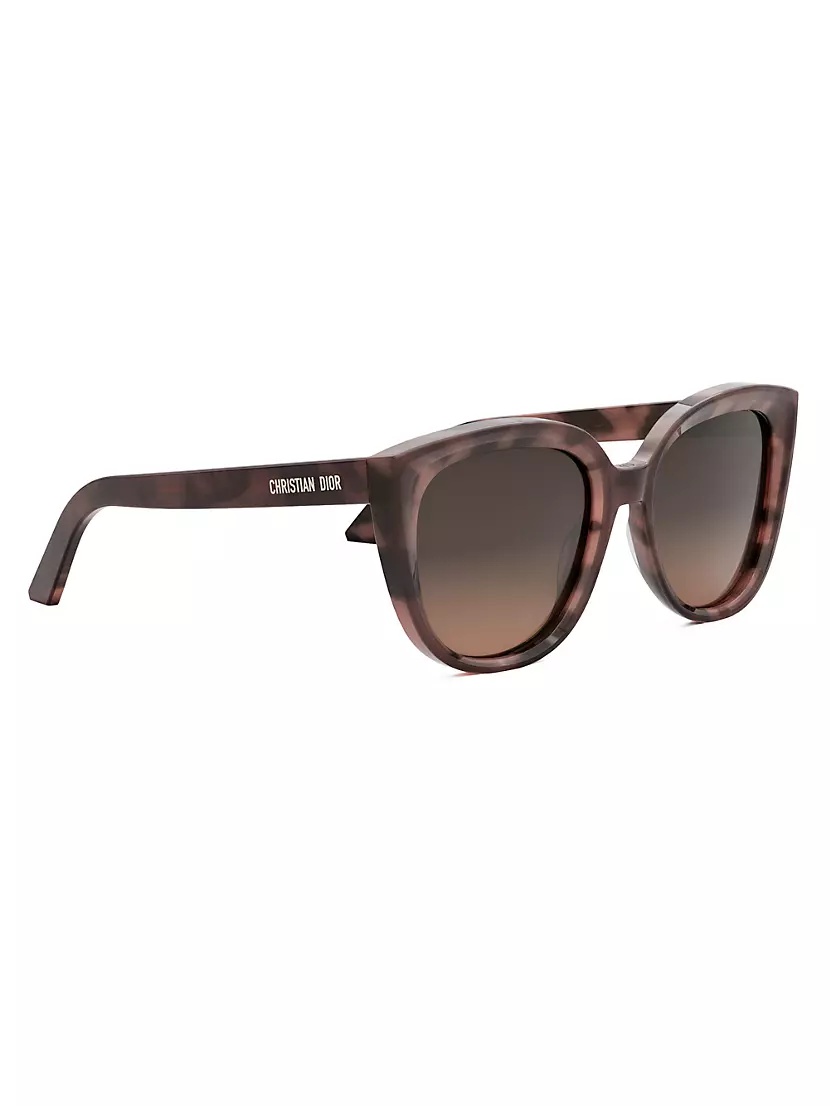 DiorMidnight R1I 54MM Butterfly Sunglasses - 8