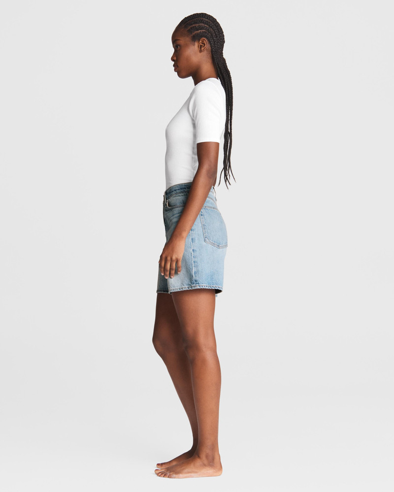 Maya High-Rise 6" Short - Tulip
Relaxed Fit Light Indigo Jean Short 4