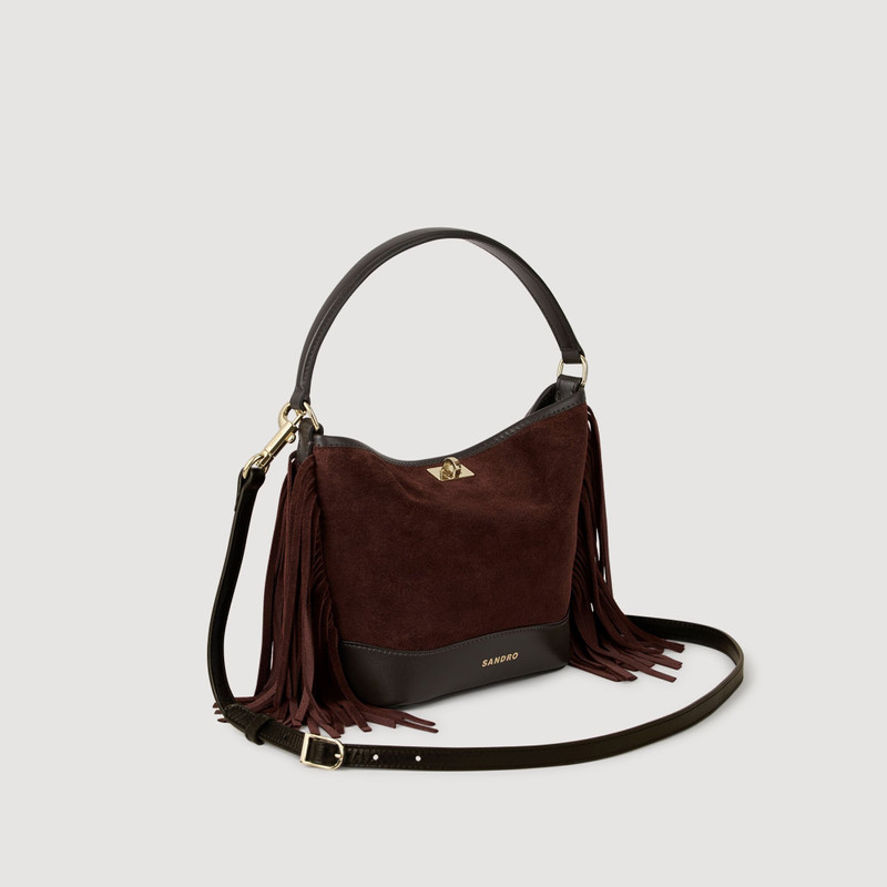 FRINGED SUEDE TANGOSO BAG 4